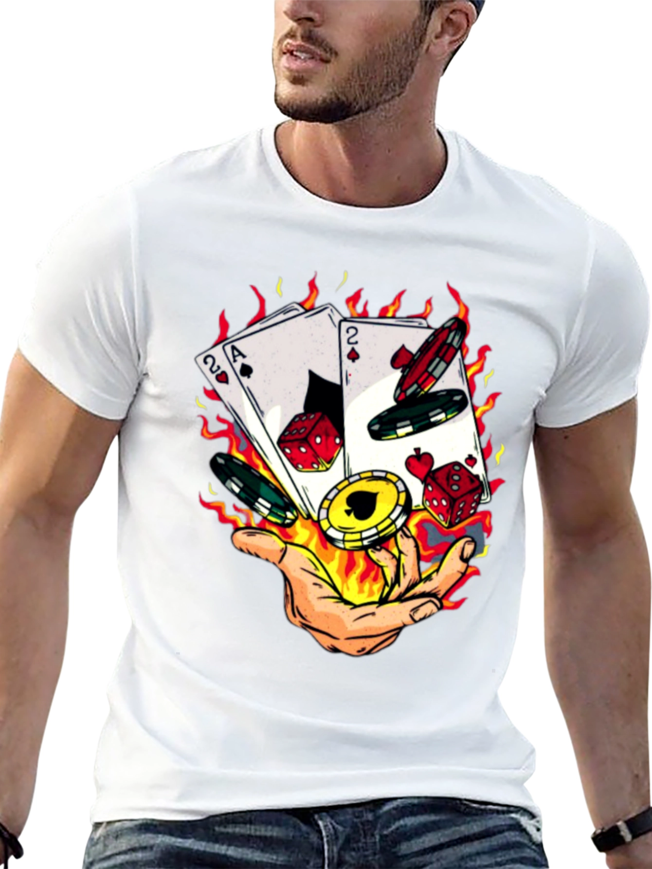 Gamblers Luck Graphic T-Shirt