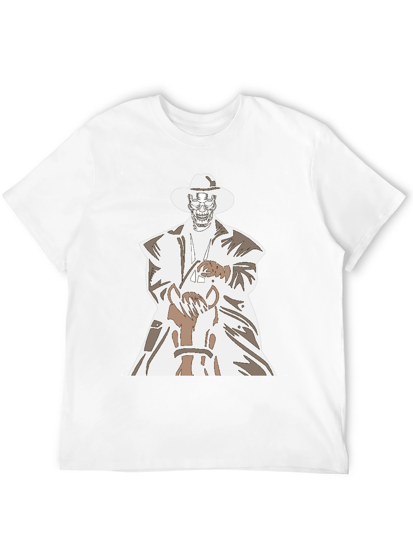 Grim Cowboy T-Shirt - Skeleton Rider Graphic Tee