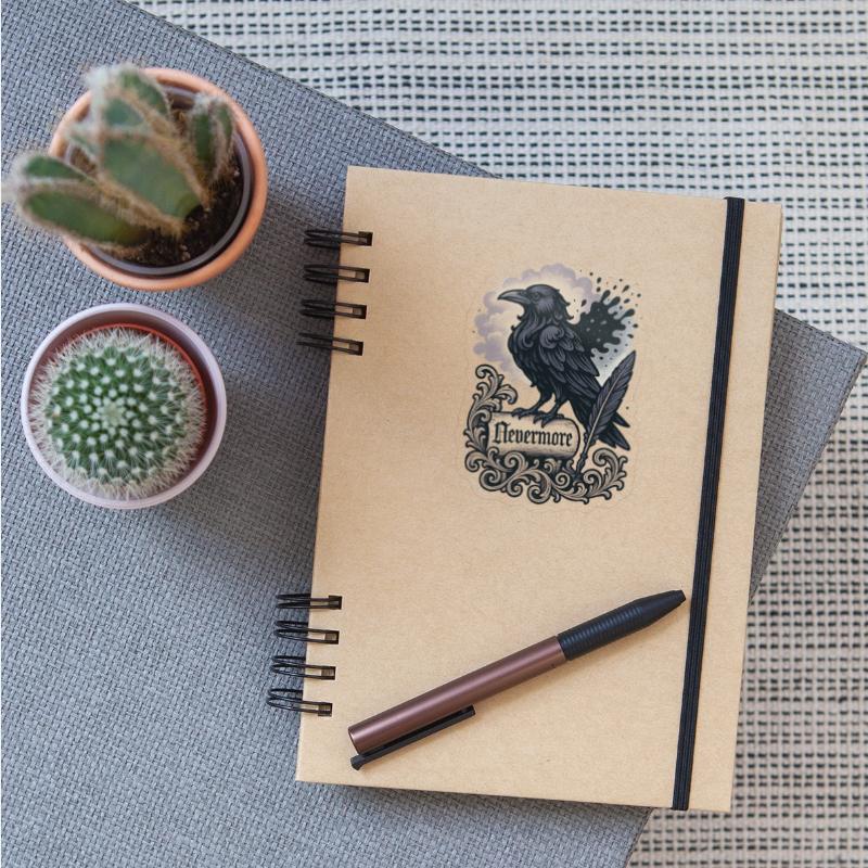 Baroque Raven Nevermore Scroll Poe Poetry