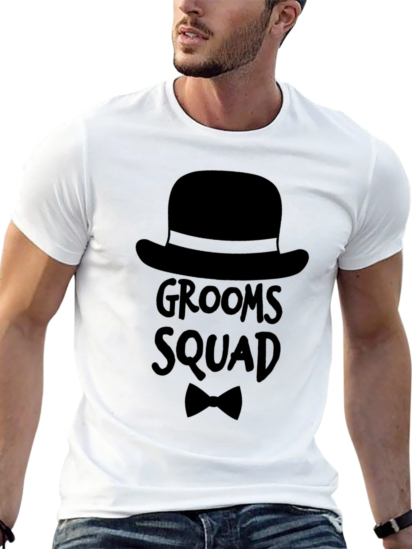 Grooms Squad T-Shirt - Wedding Party Apparel