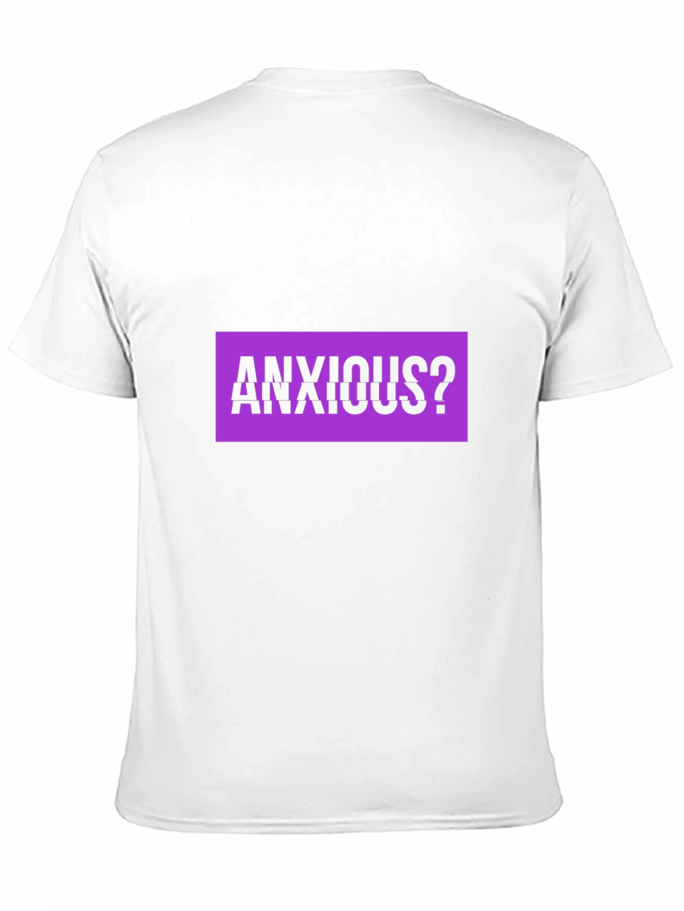 Anxious? Graphic Tee - Black Cotton T-Shirt