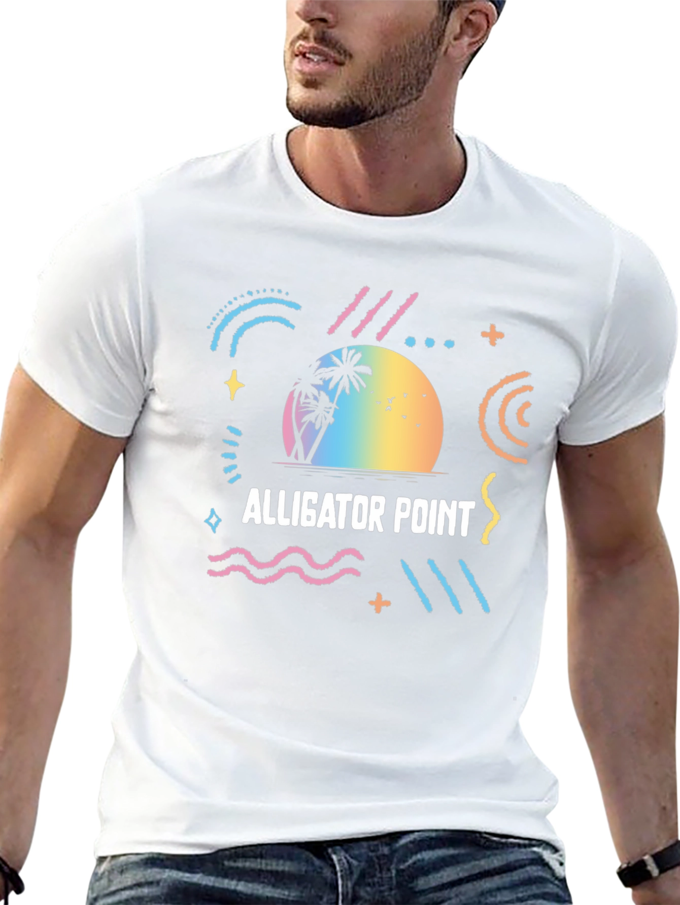 Alligator Point Retro Graphic T-Shirt