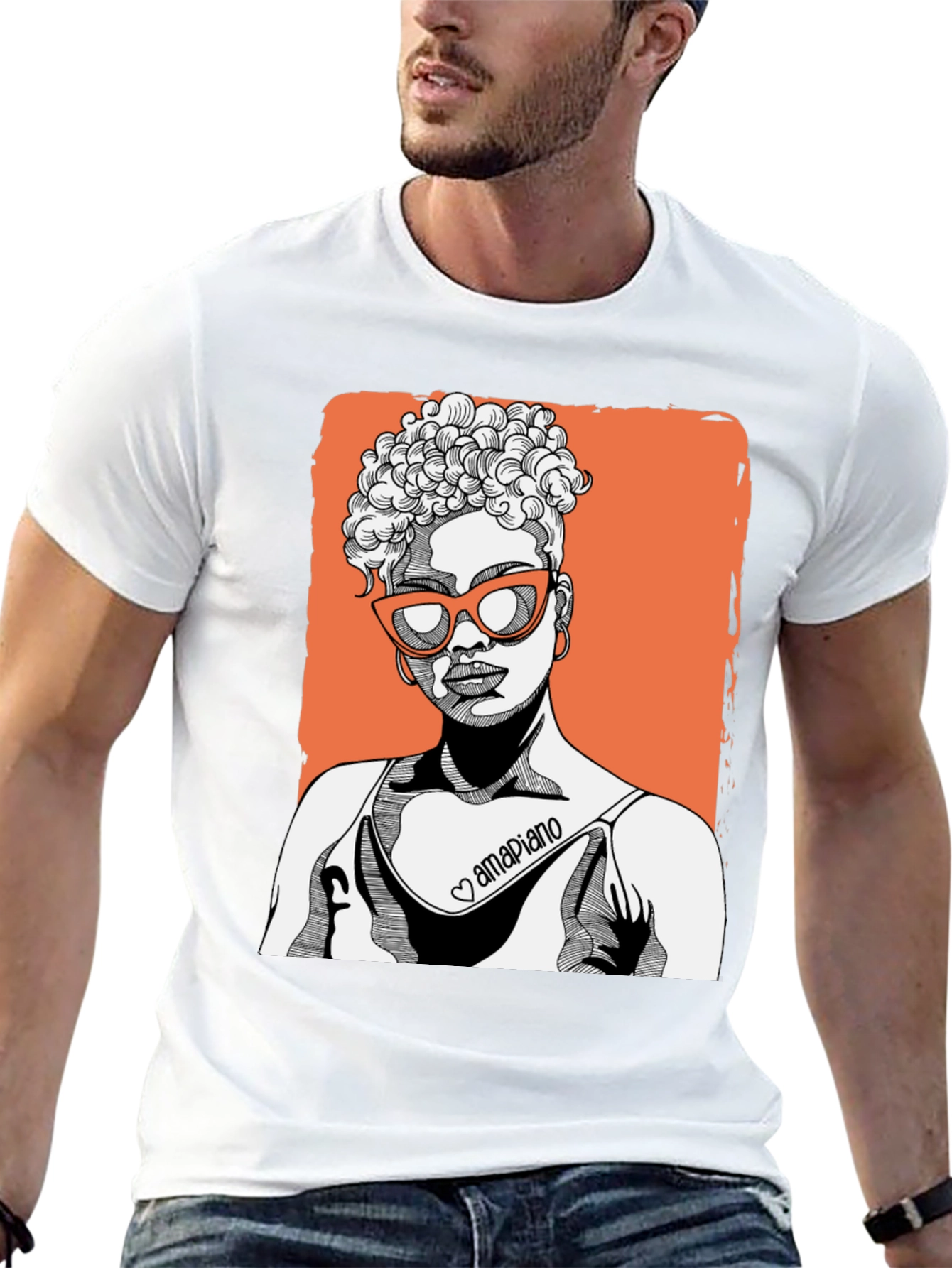 Amapiano Graphic Tee - Stylish Music Lover T-Shirt