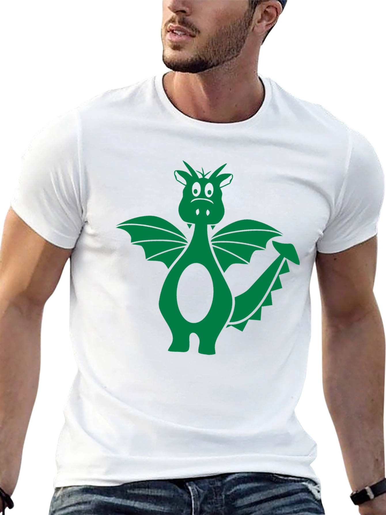 Green Dragon Graphic T-Shirt