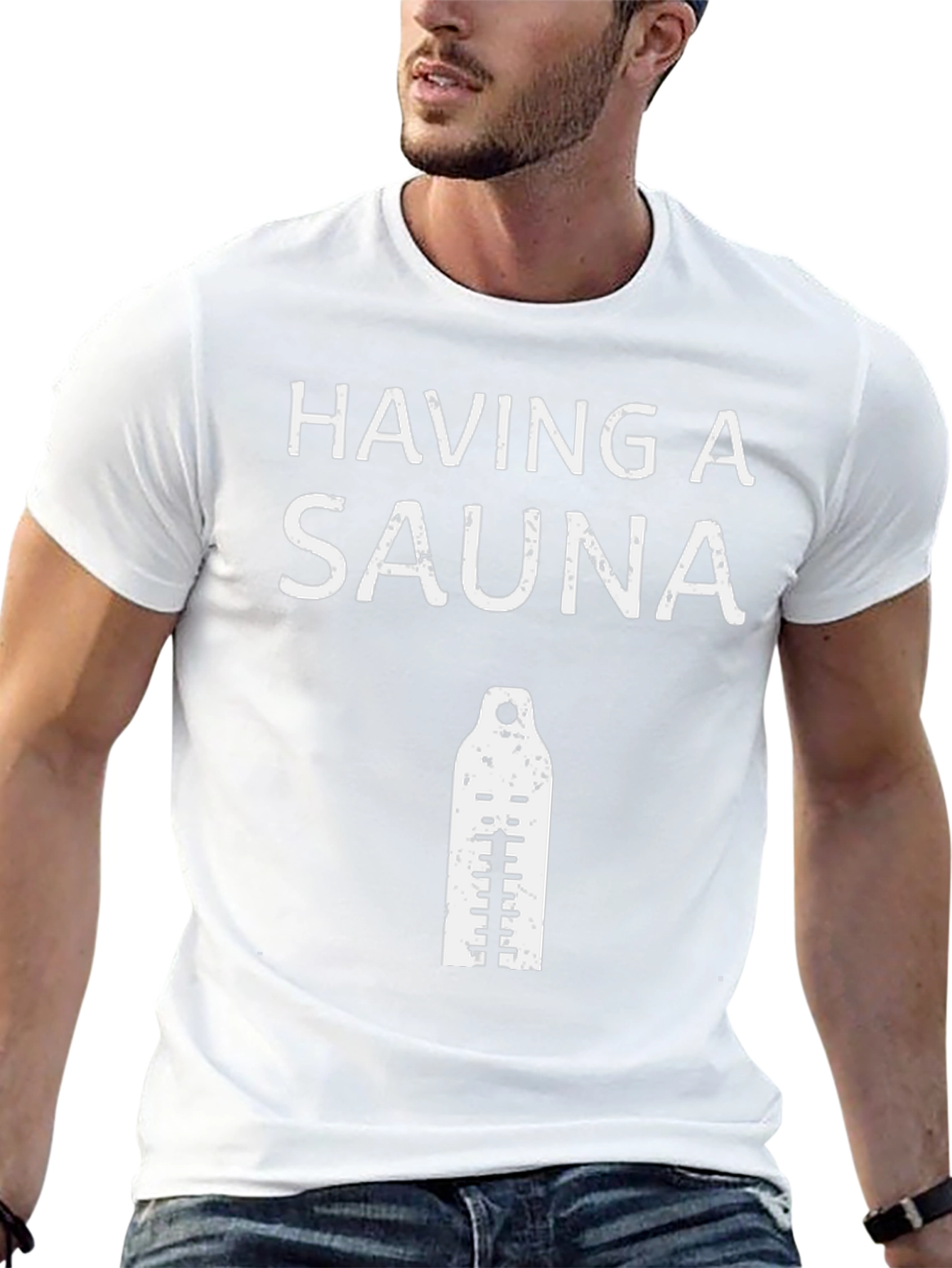Having A Sauna T-Shirt Funny Design