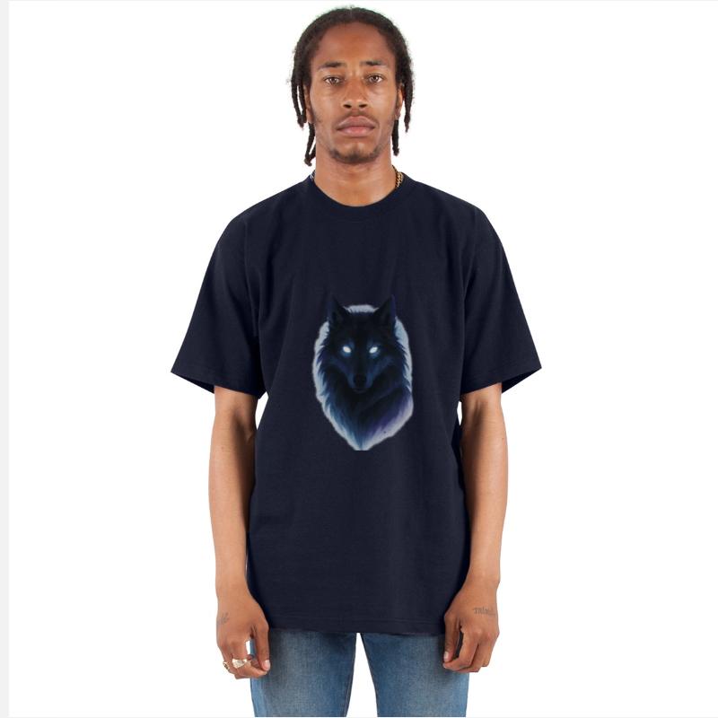 Enigmatic Howling Wolf Design
