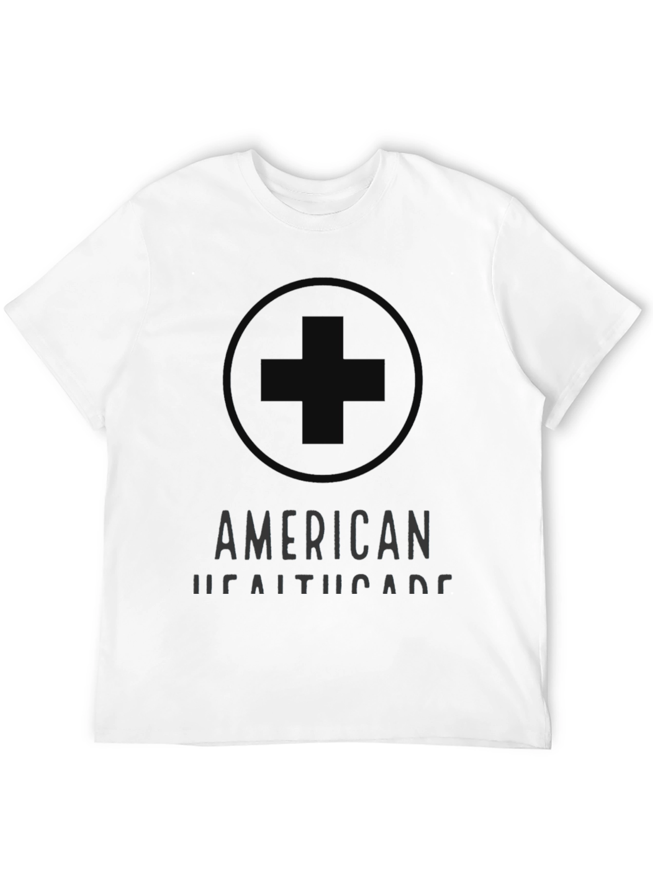 American Healthcare Plus Symbol Black T-Shirt