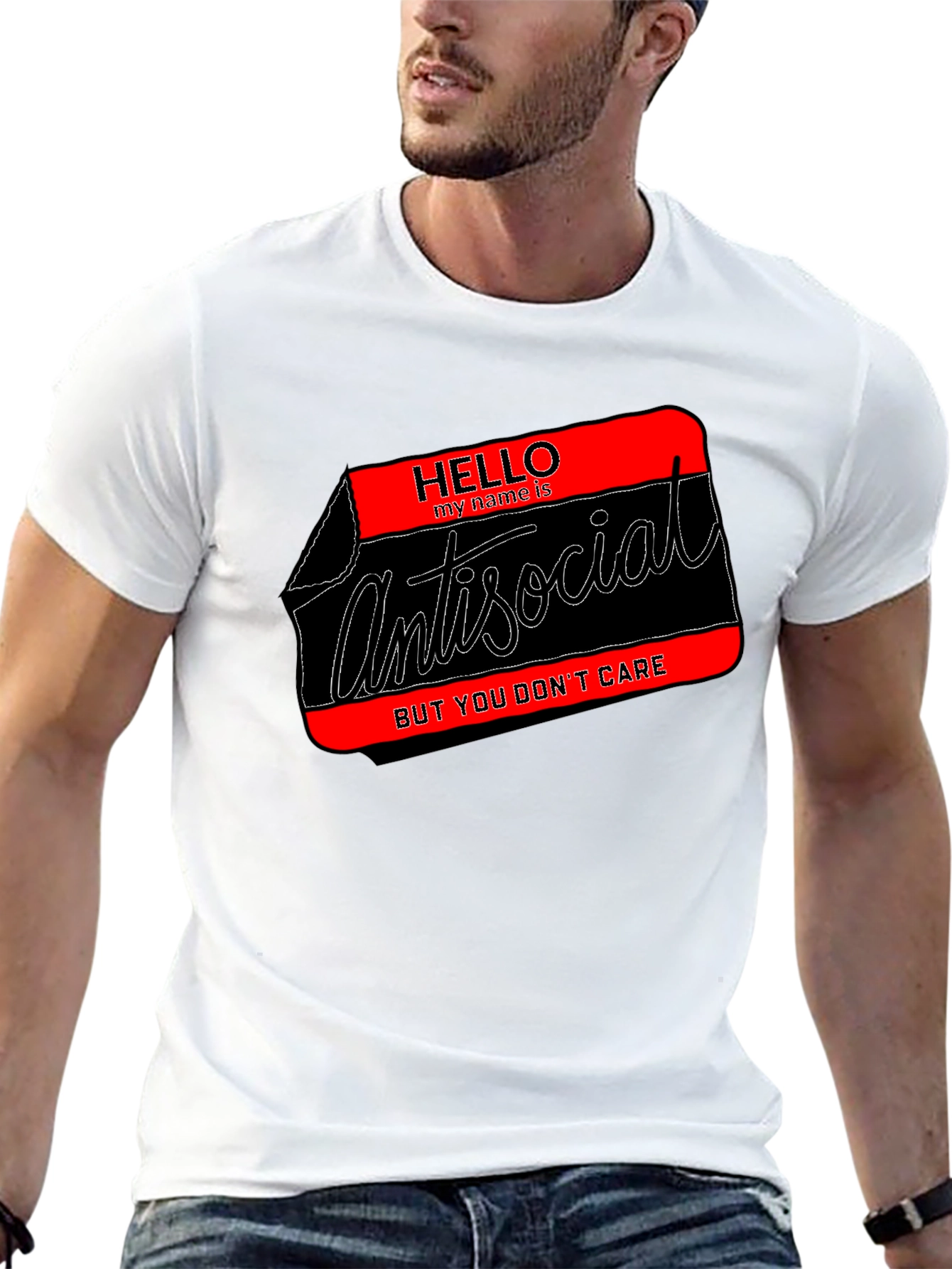 Antisocial Tee: Hello My Name is Introvert