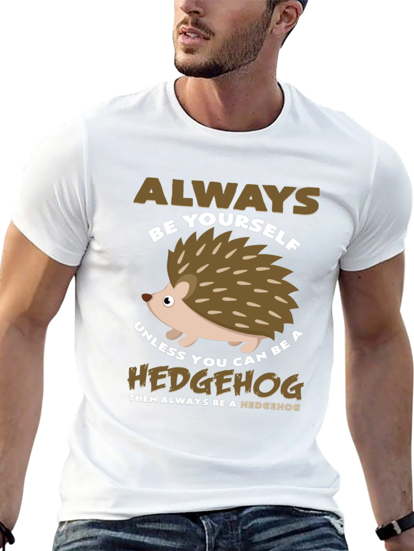 Always Be Yourself Hedgehog Graphic Tee
