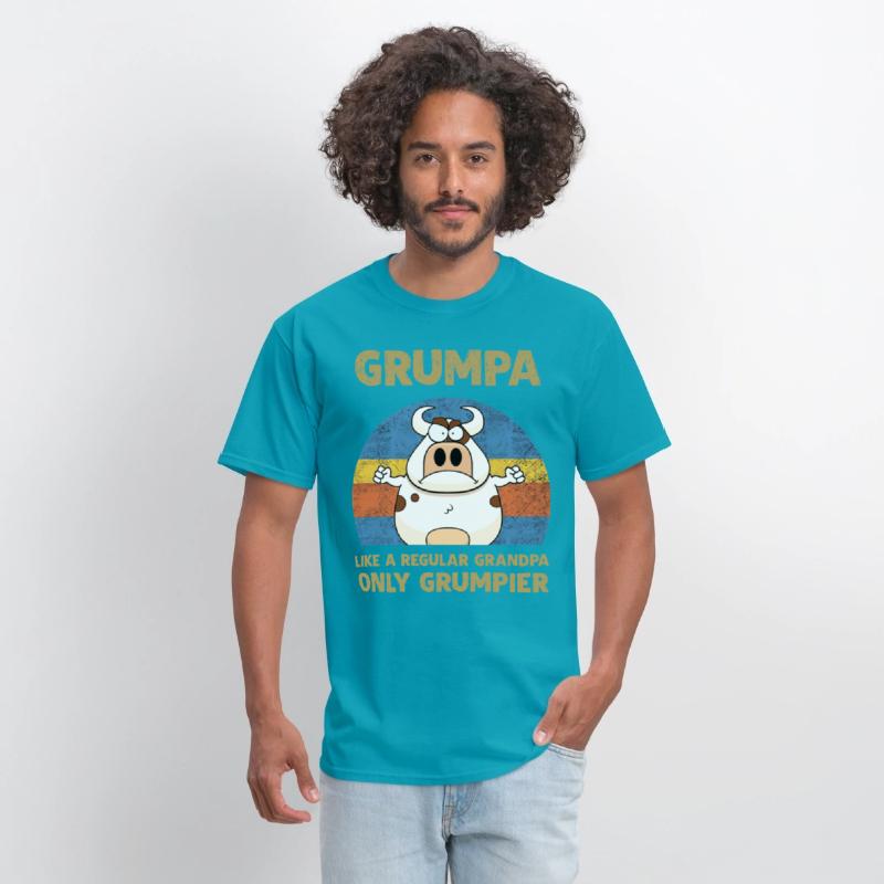 grumpa like a regular grandpa only grumpier cow
