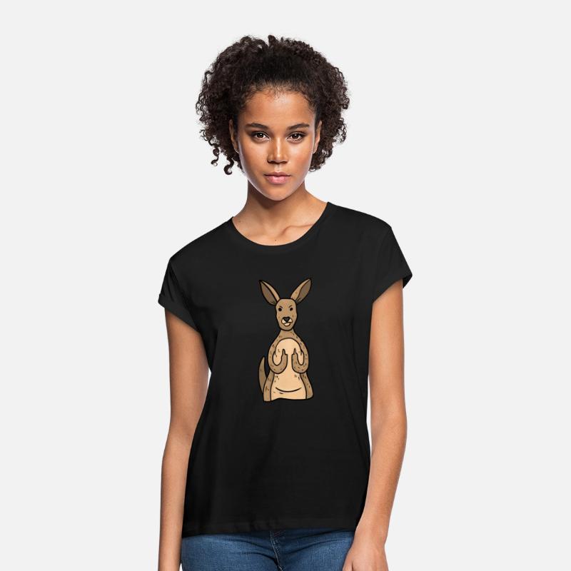 Grumpy Kangaroo Holding Middle finger funny gift