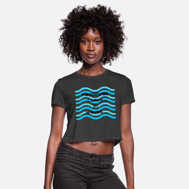 Happiness Comes in Waves Wild Swimming Tees