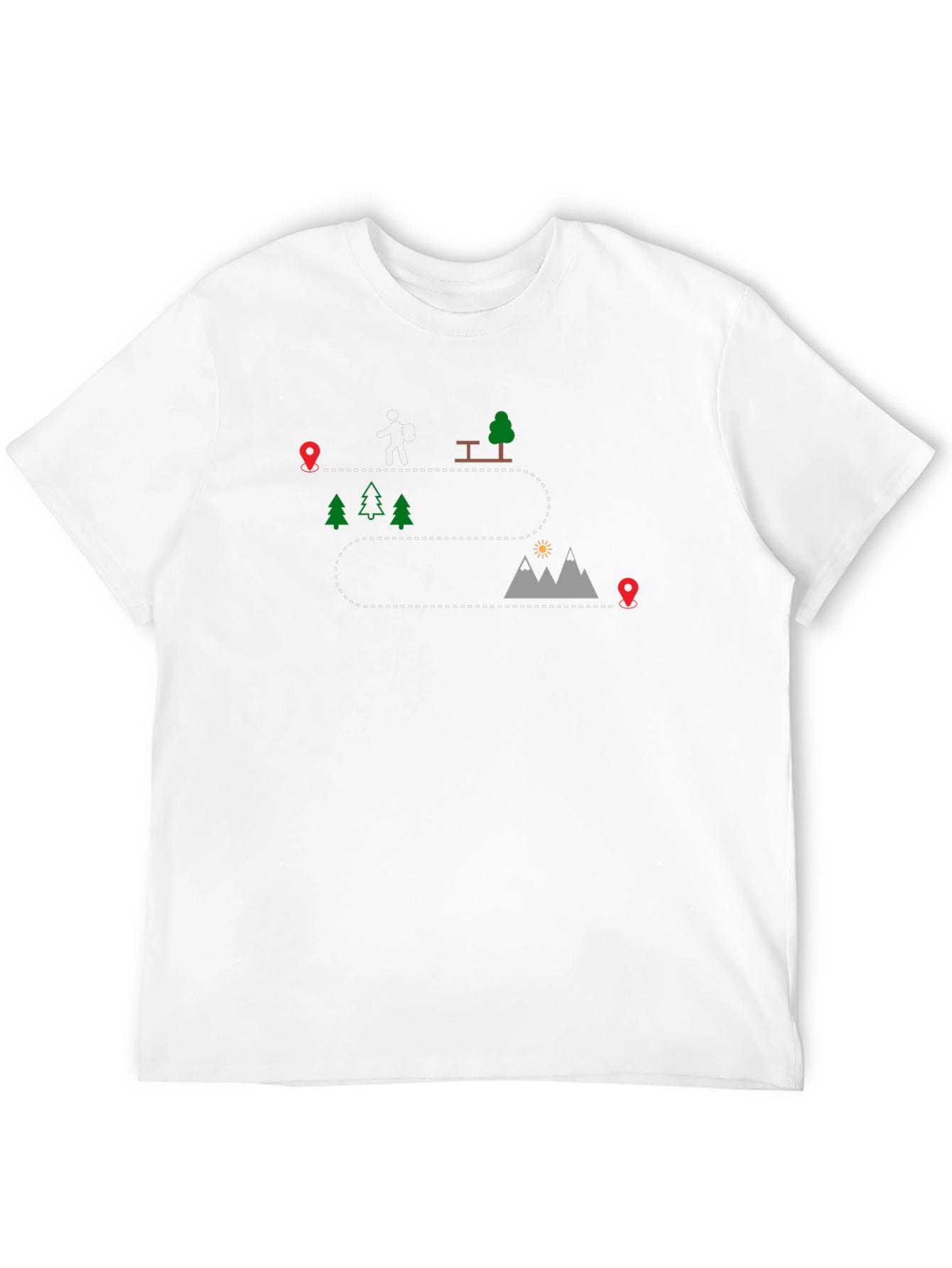 Adventure Route Black T-Shirt