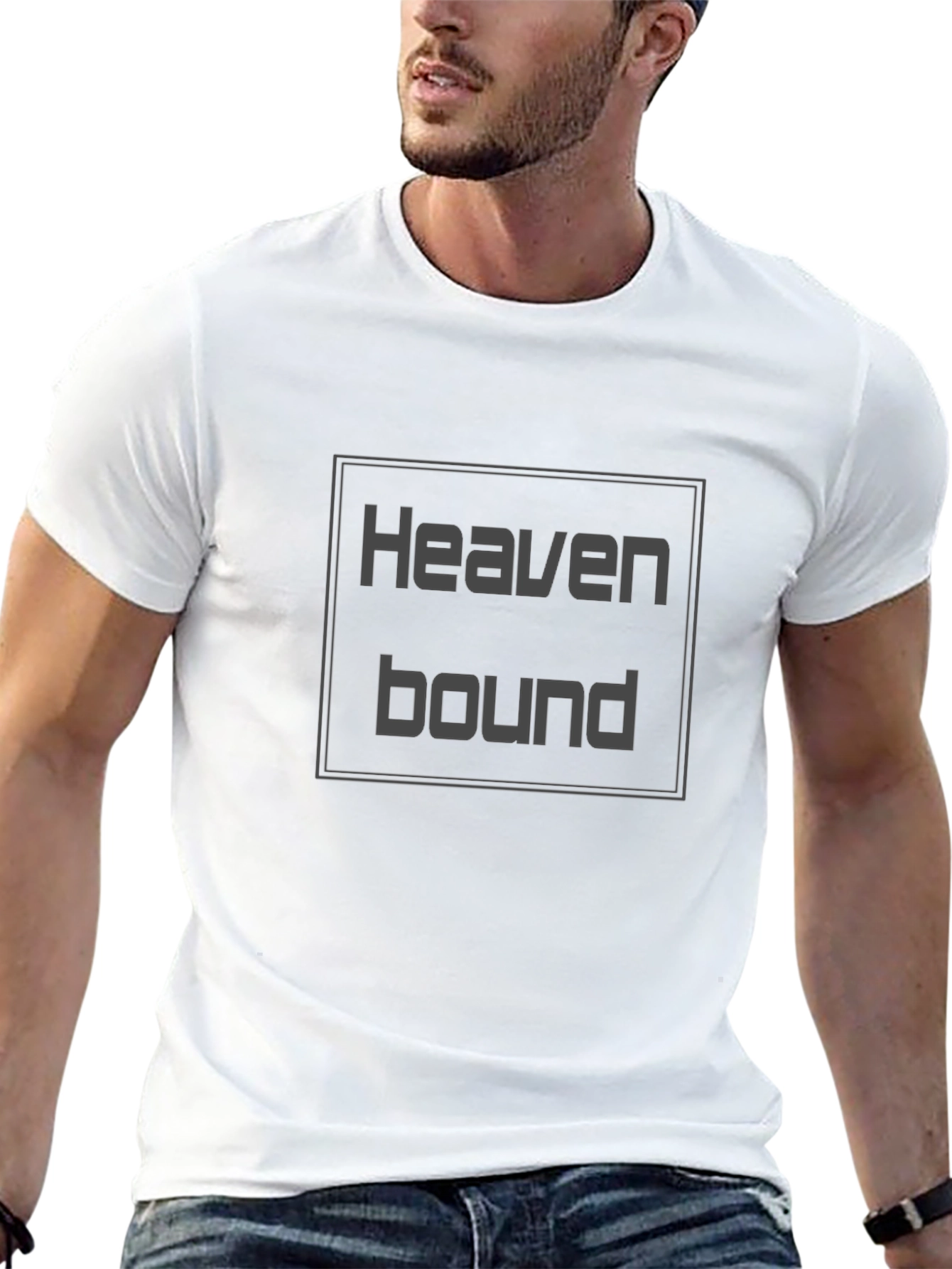 Heaven Bound Black T-Shirt - Stylish Comfort