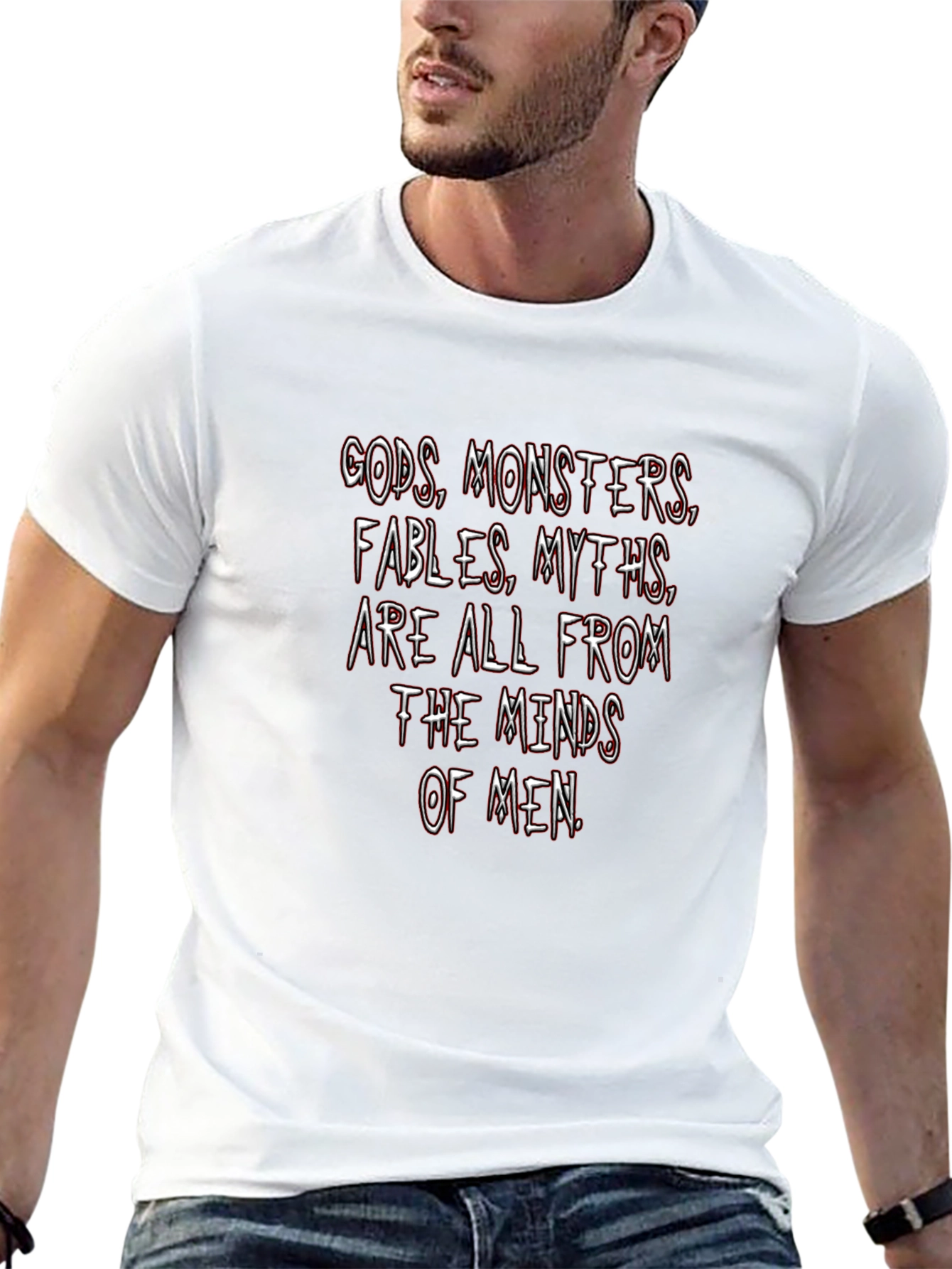 Gods & Monsters Graphic Tee - Unique Statement T-Shirt