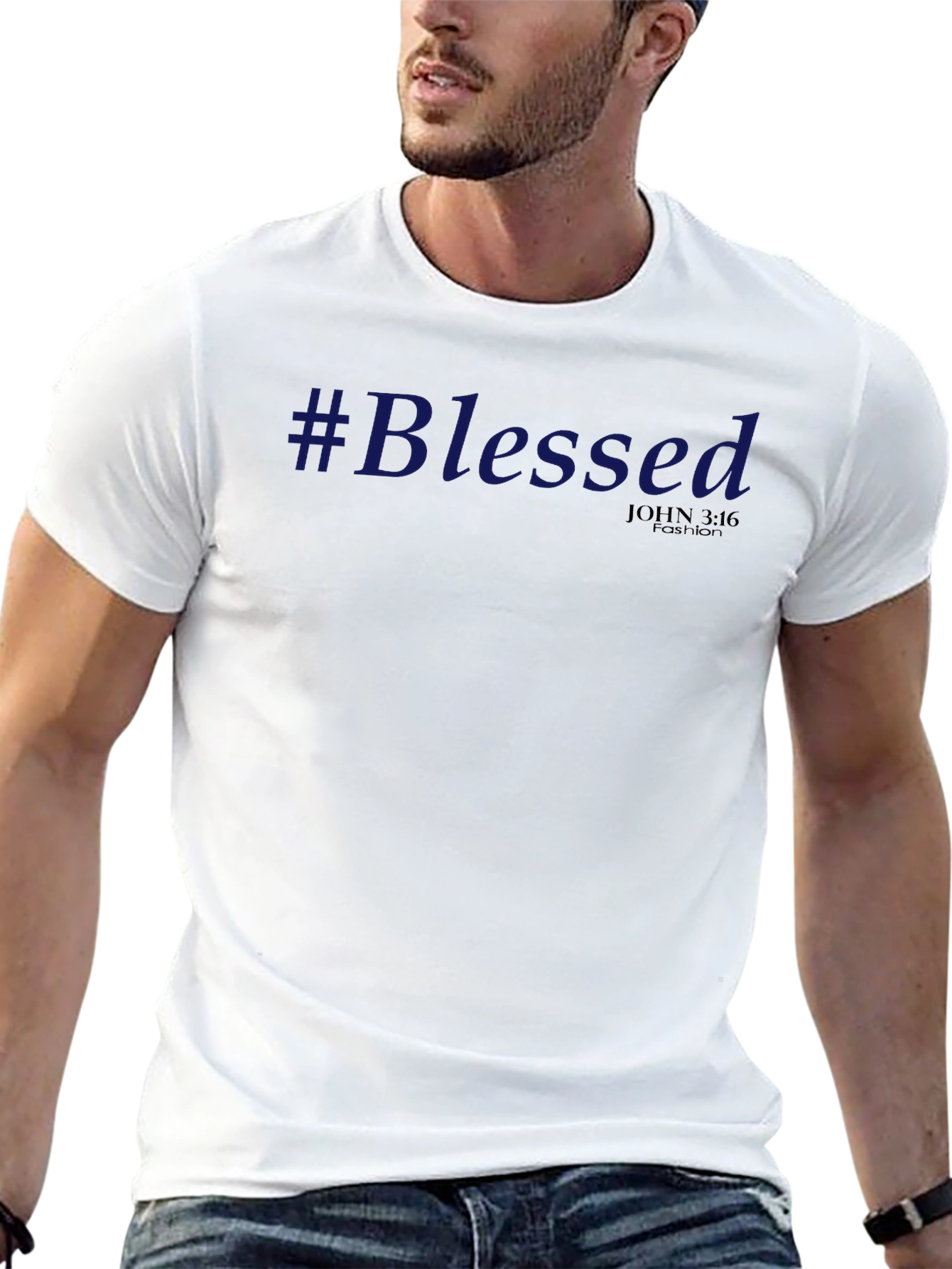 #Blessed Graphic T-Shirt - Christian Inspired Fashion