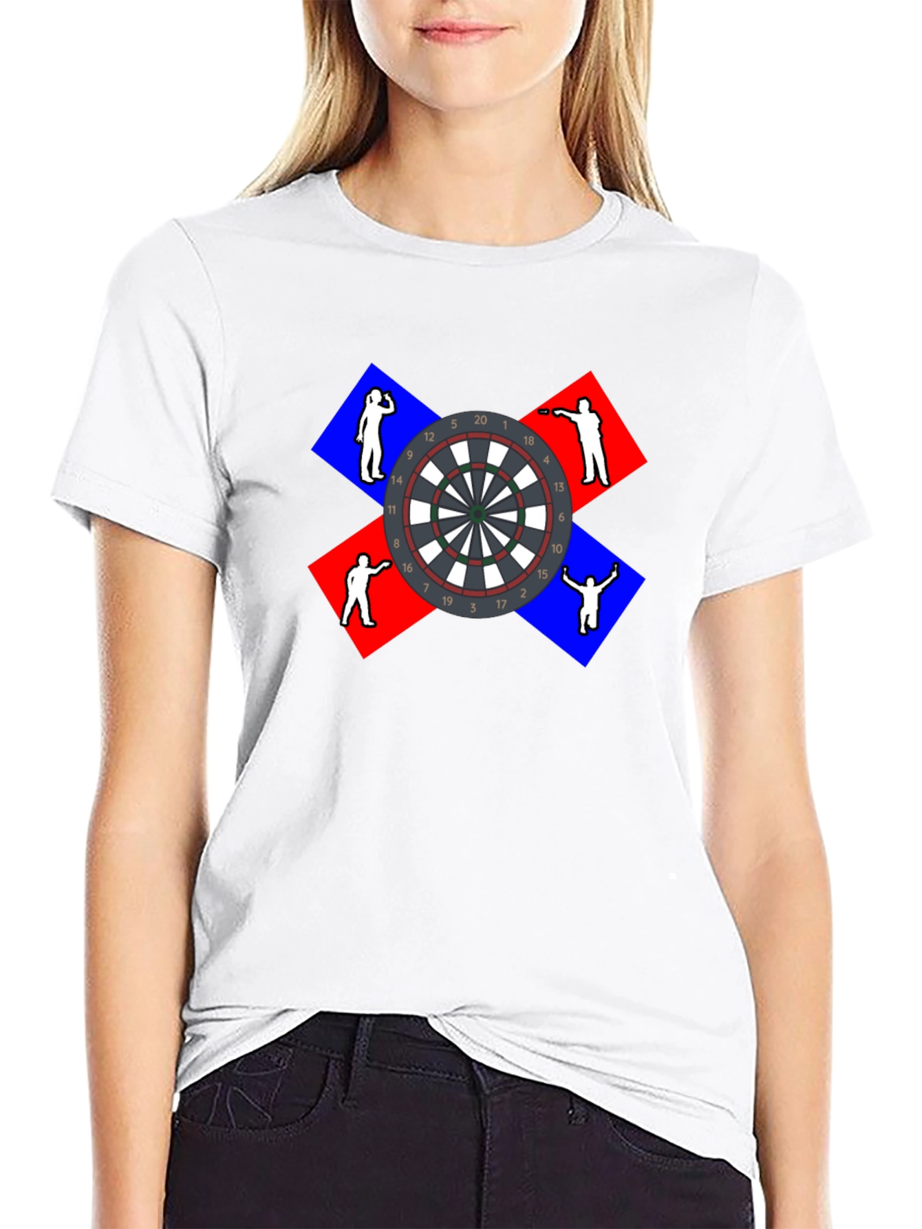 Dartboard Graphic Tee - Unique Dart Player Design