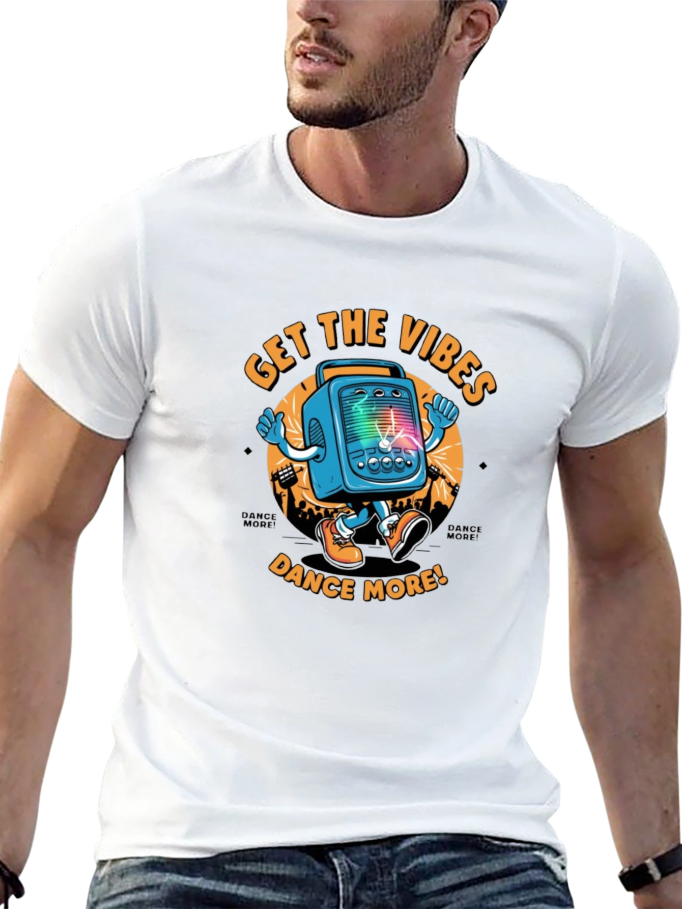 Get The Vibes Dance More! Graphic T-Shirt