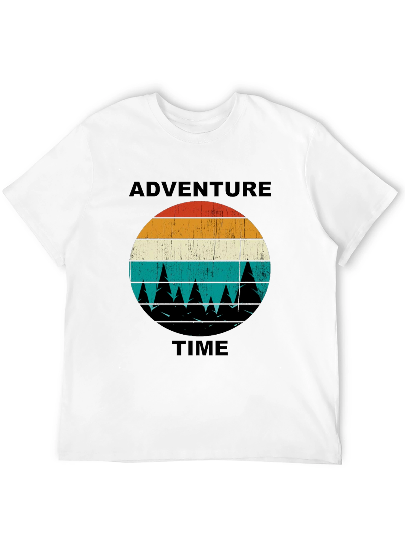 Adventure Time Graphic Tee - Retro Outdoor Style