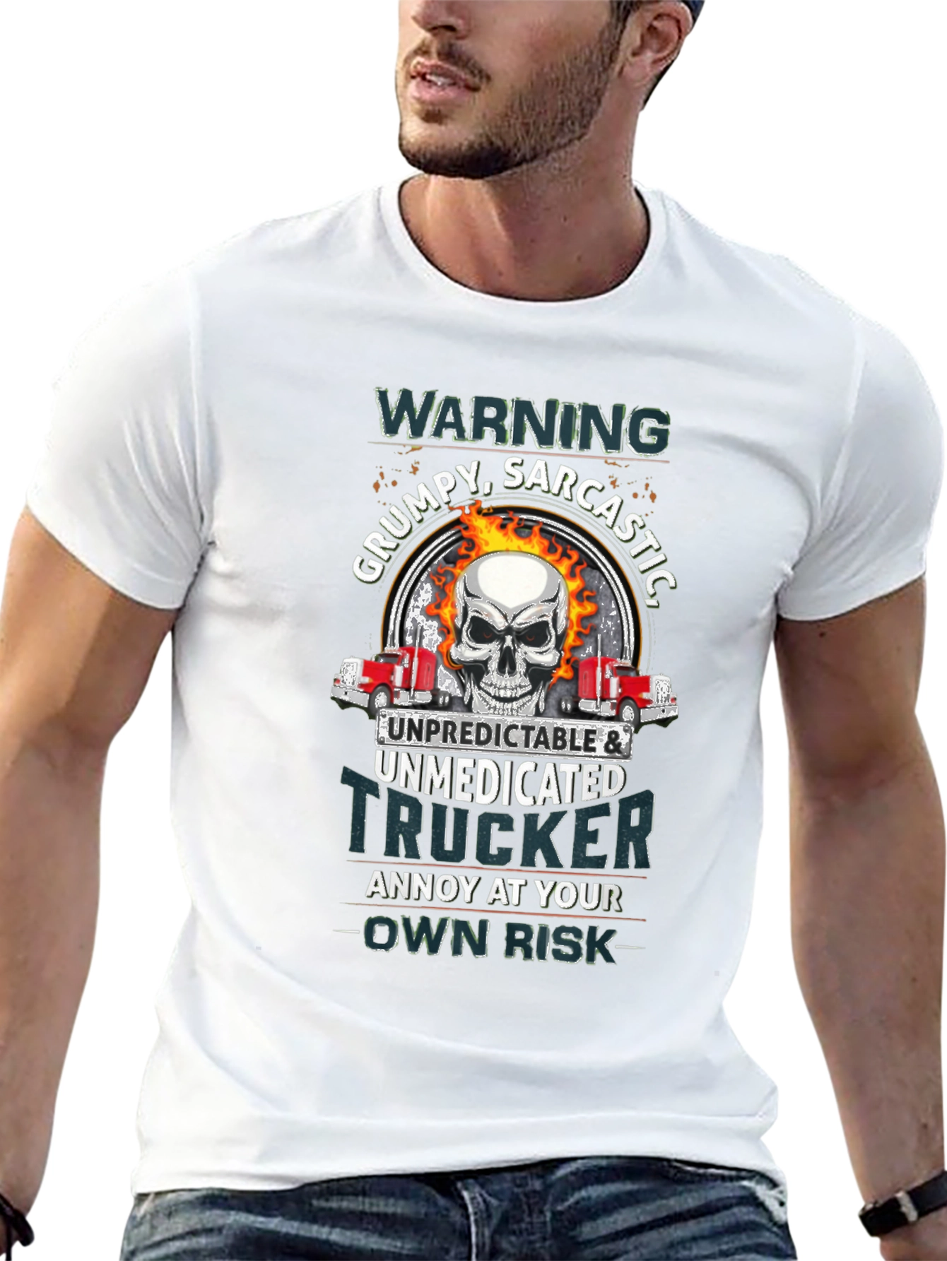 Grumpy Trucker Graphic Tee