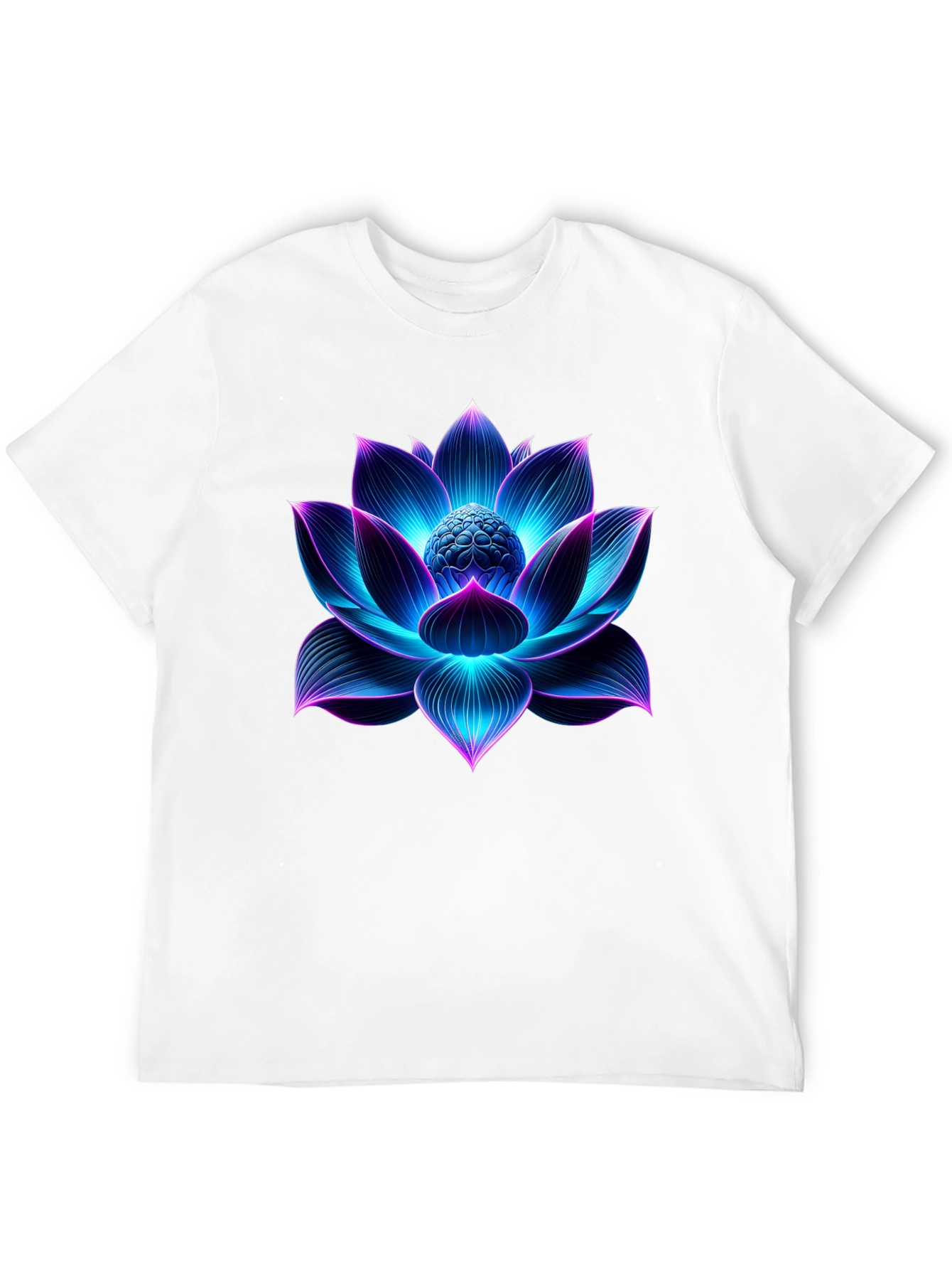 Glowing Lotus Flower Graphic Tee