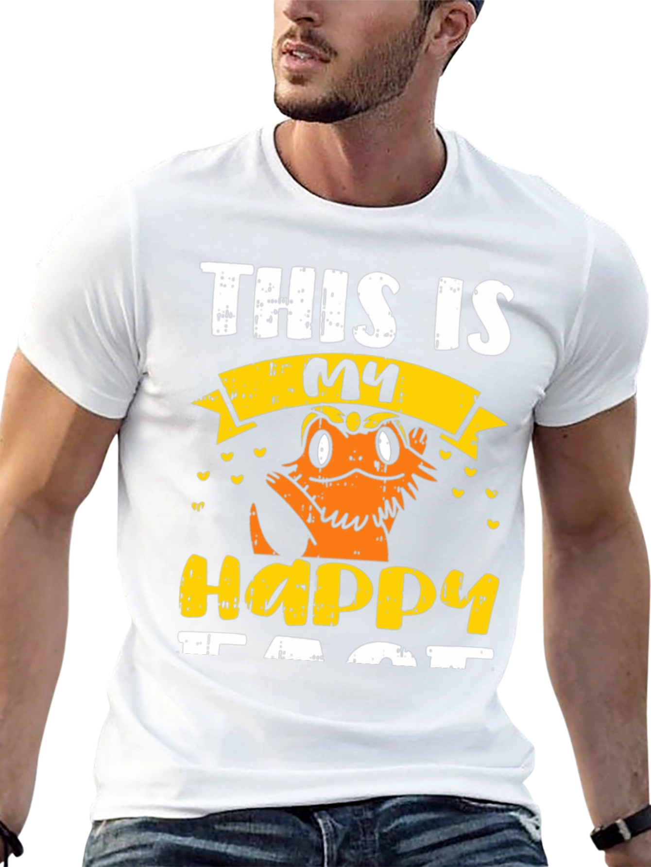 Happy Face Bearded Dragon T-Shirt
