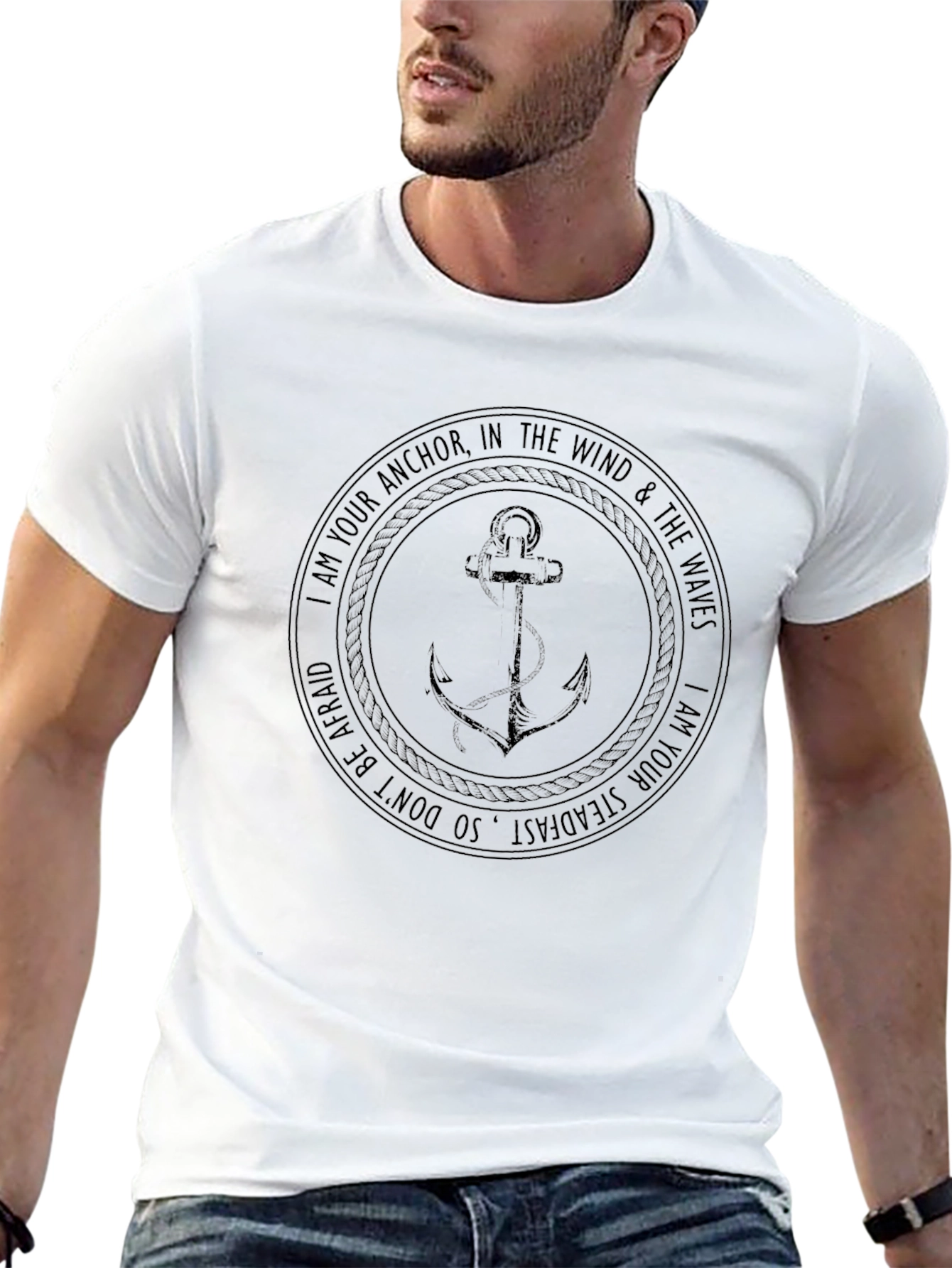 Anchor Graphic T-Shirt - Steadfast Design