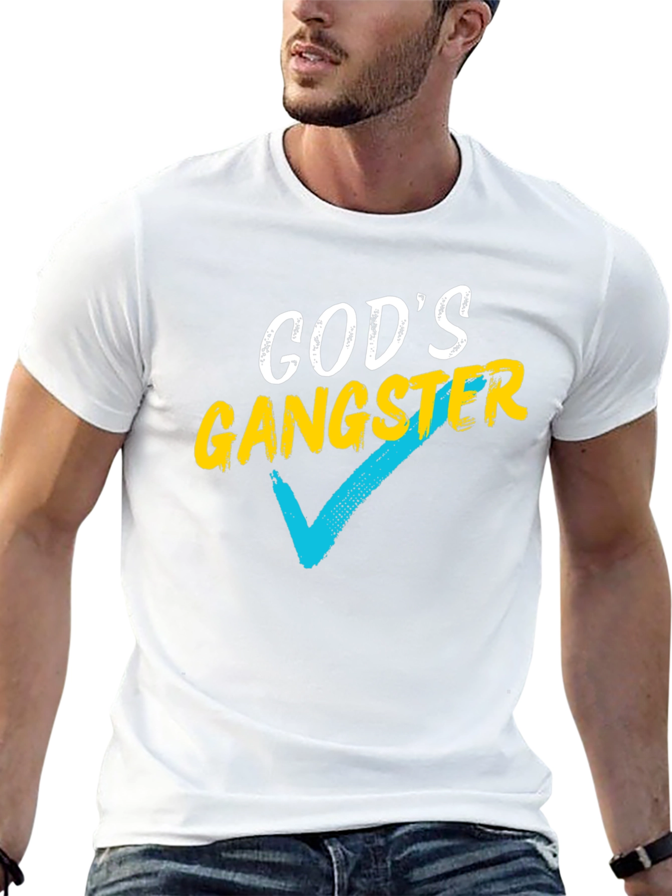 Gods Gangster Graphic T-Shirt