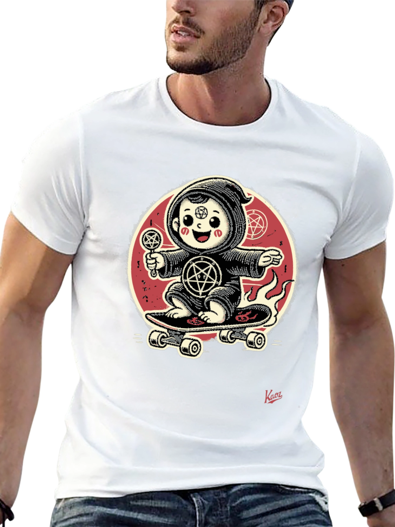 Baby Satan Skateboard T-Shirt
