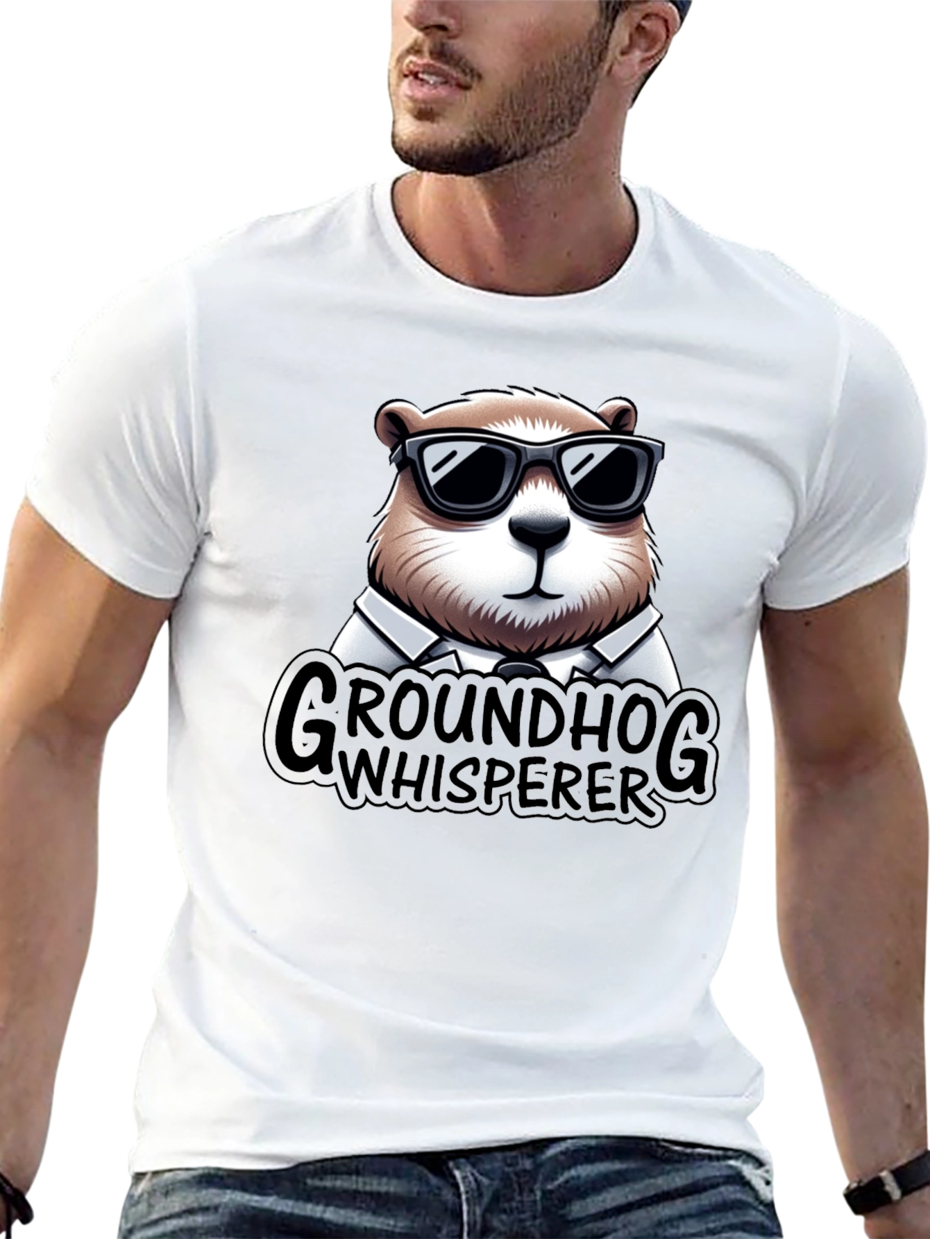 Groundhog Whisperer Graphic Tee