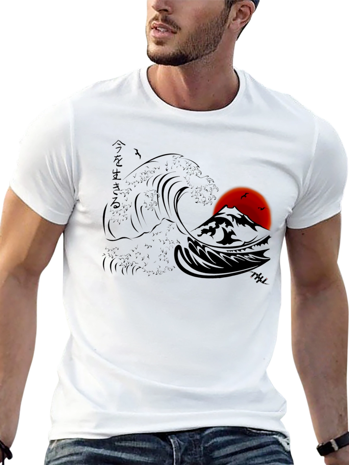 Great Wave T-Shirt Japanese Art Tee