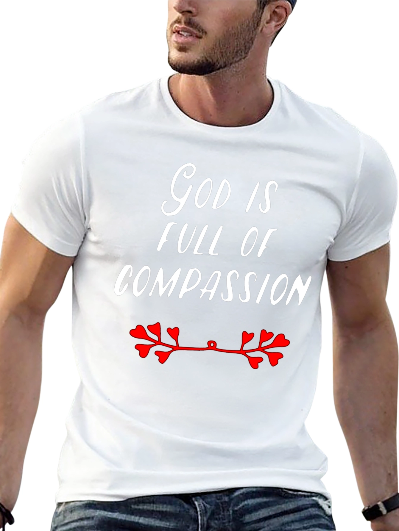 God Is Full Of Compassion T-Shirt Black