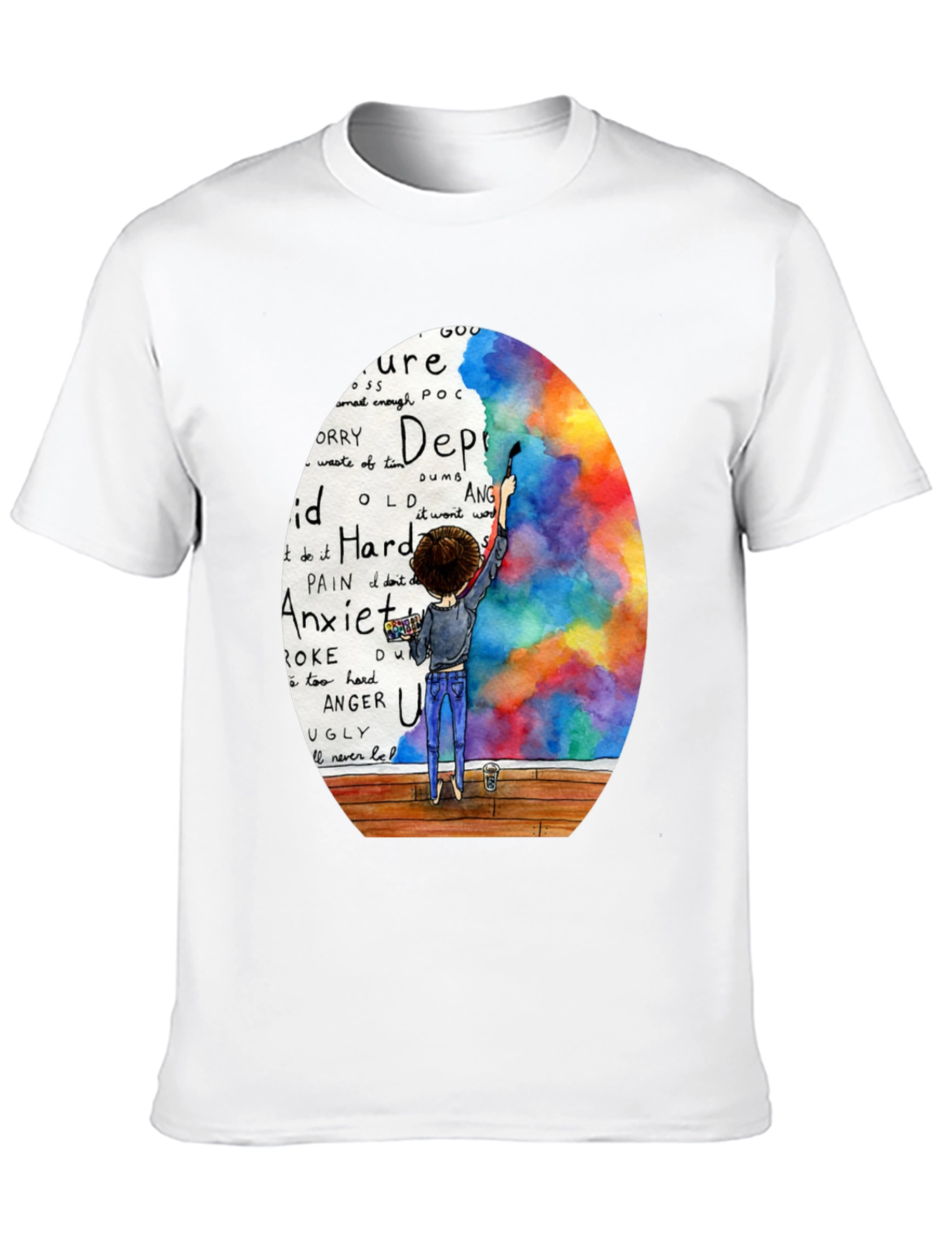 Artistic Expression T-Shirt - Paint Your Feelings!