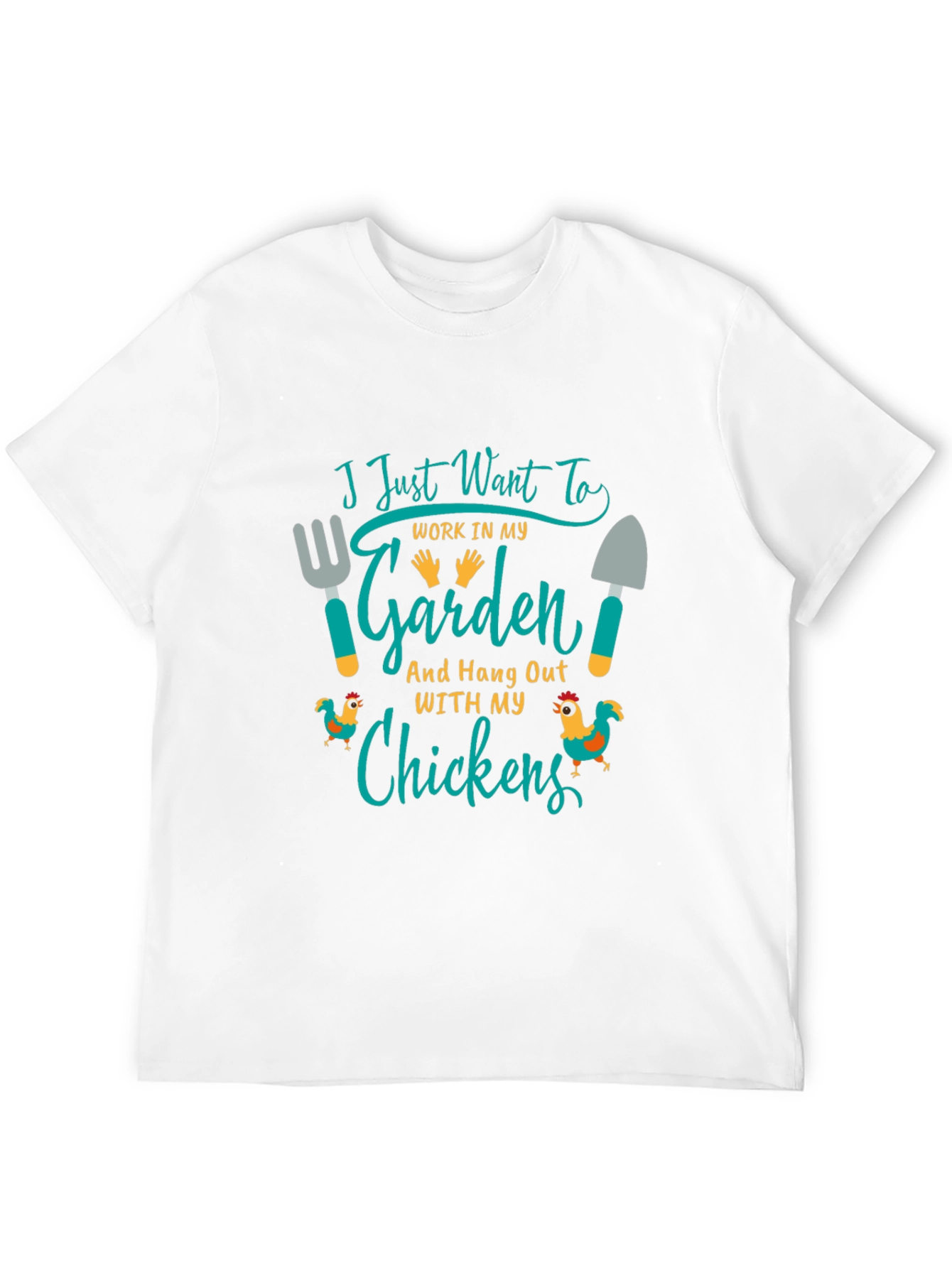 Gardening & Chickens Graphic Tee