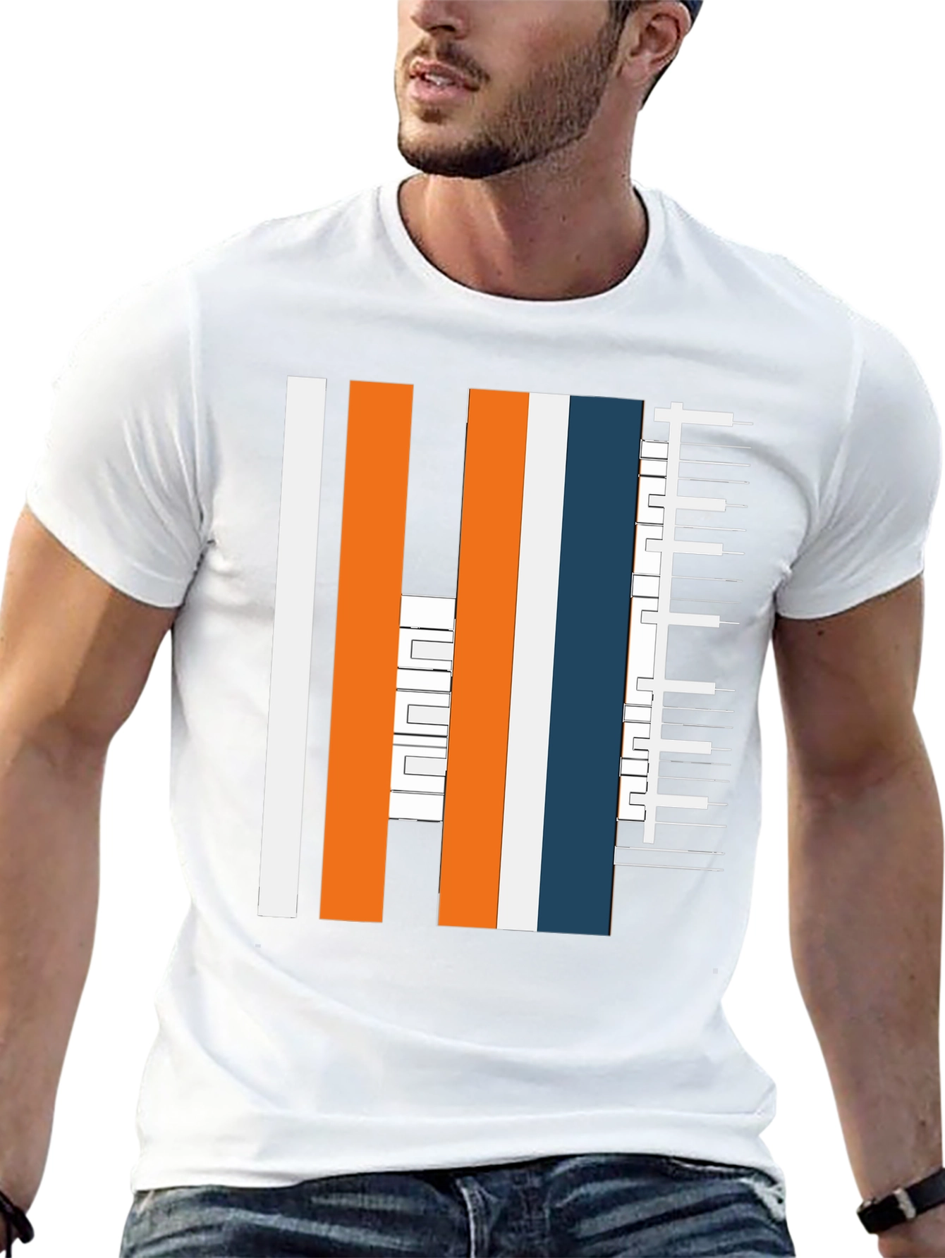 Abstract Musical T-Shirt