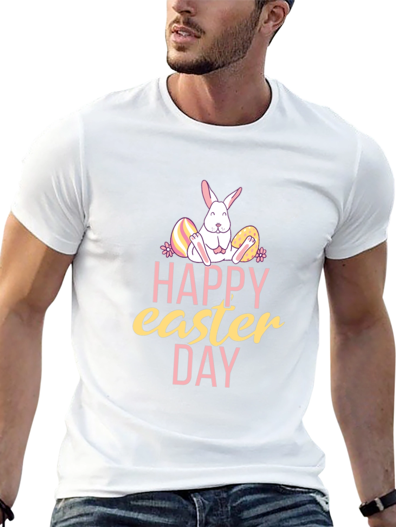 Happy Easter Day T-Shirt Bunny Egg