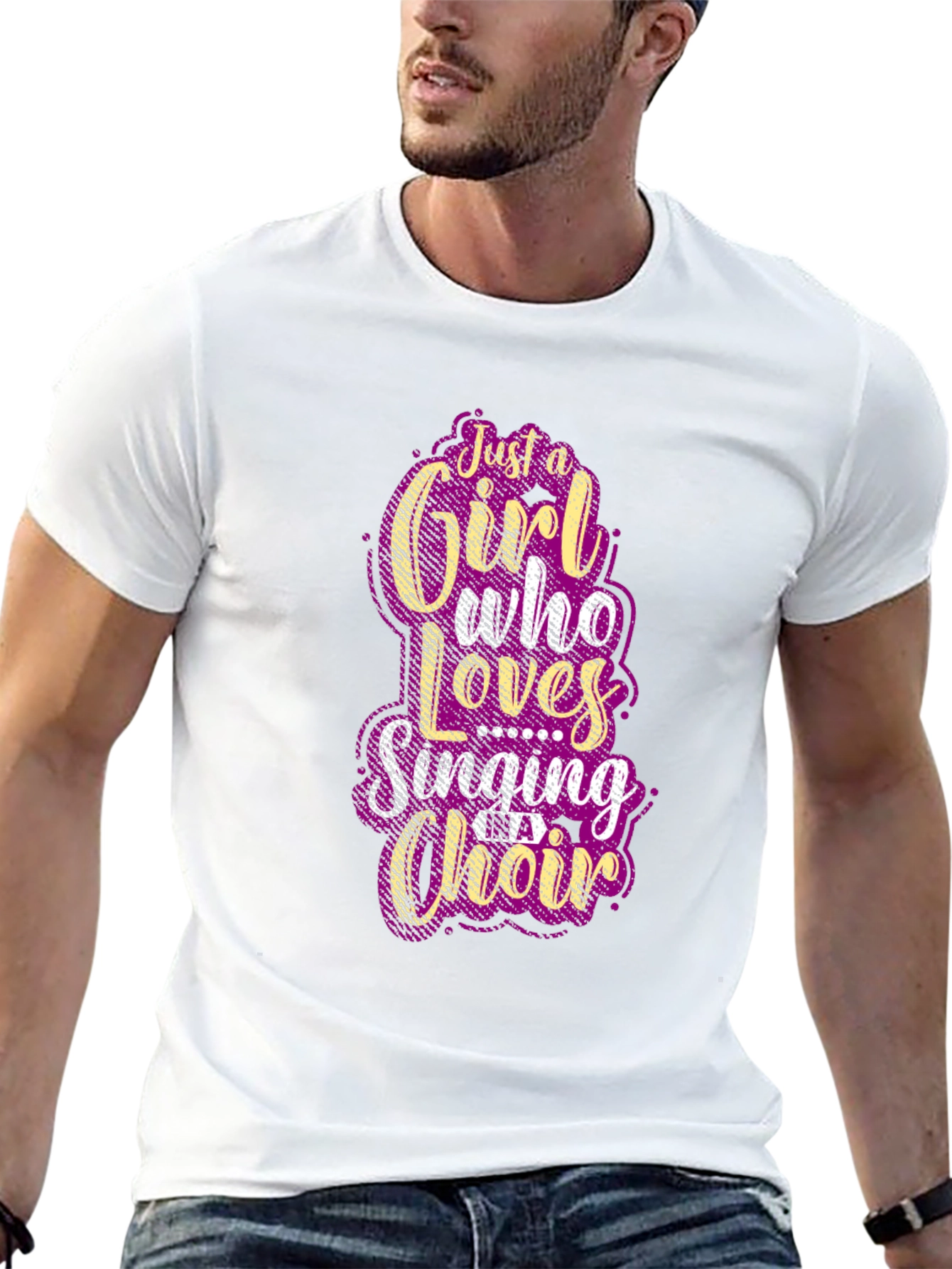 Girl Who Loves Singing Choir T-Shirt