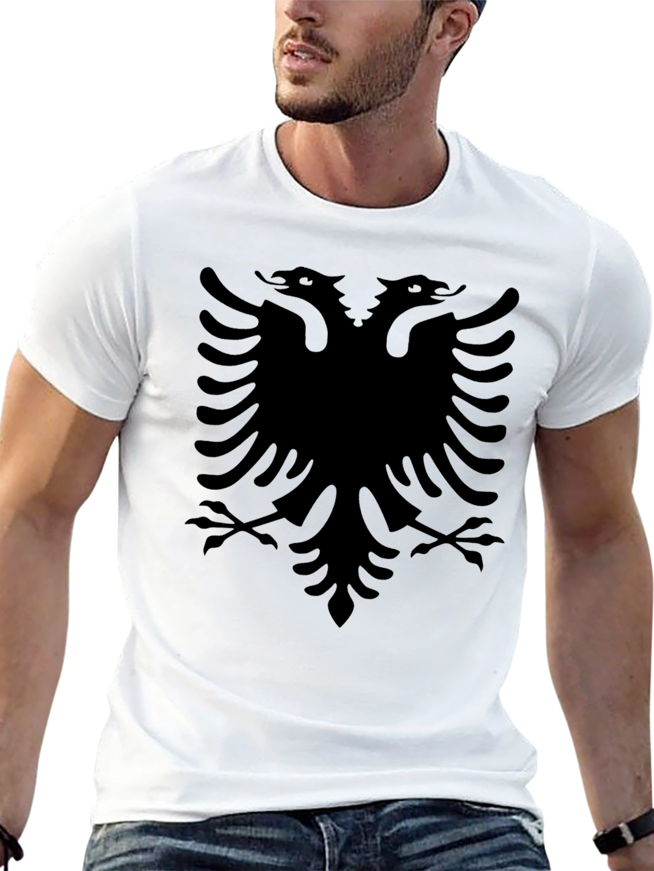 Albanian Eagle Black T-Shirt