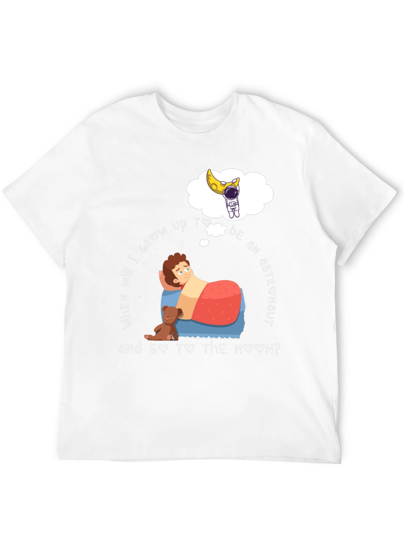 Astronaut Dreamer T-Shirt Space Lover Tee