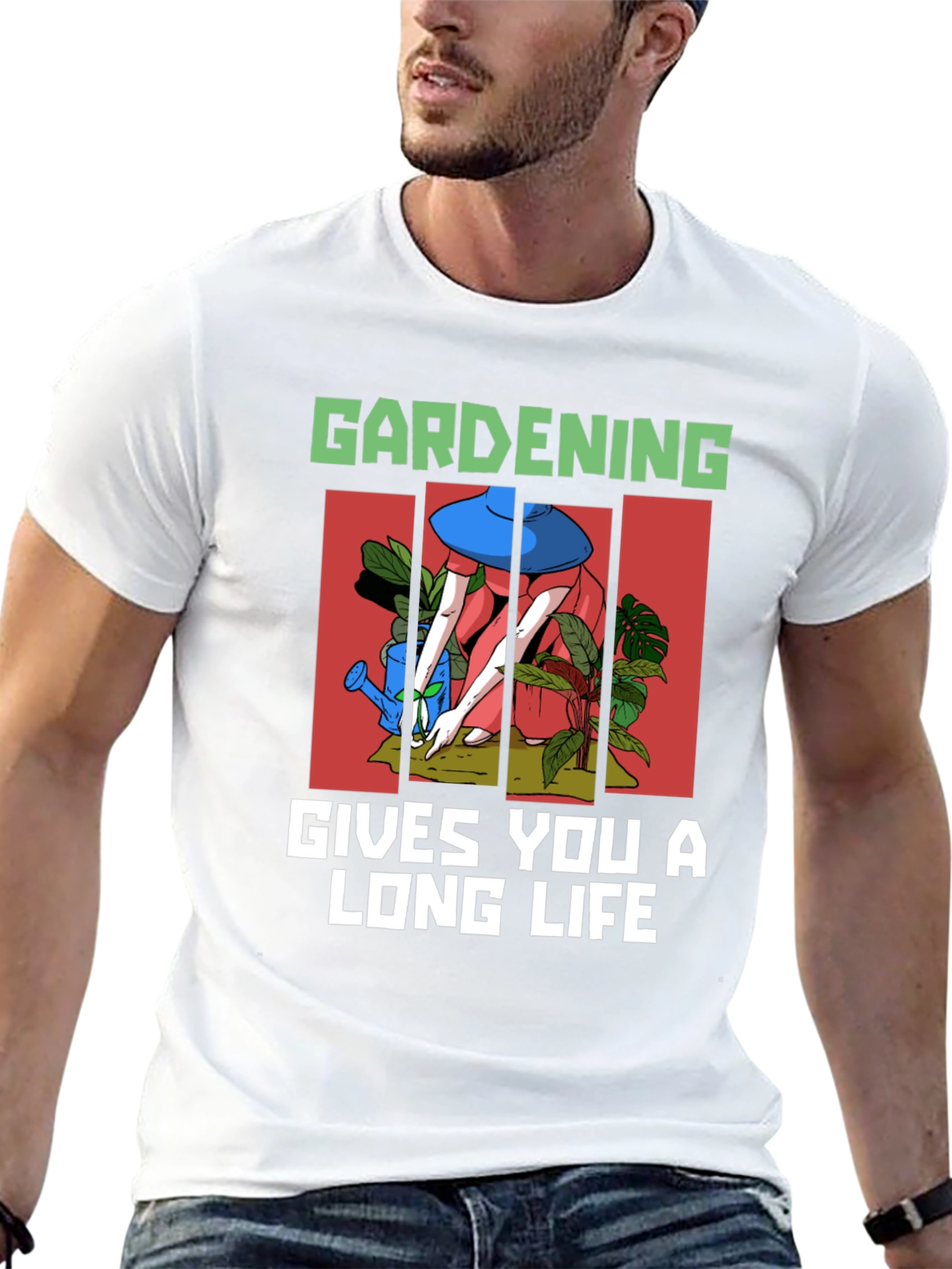 Gardening Gives You A Long Life T-Shirt