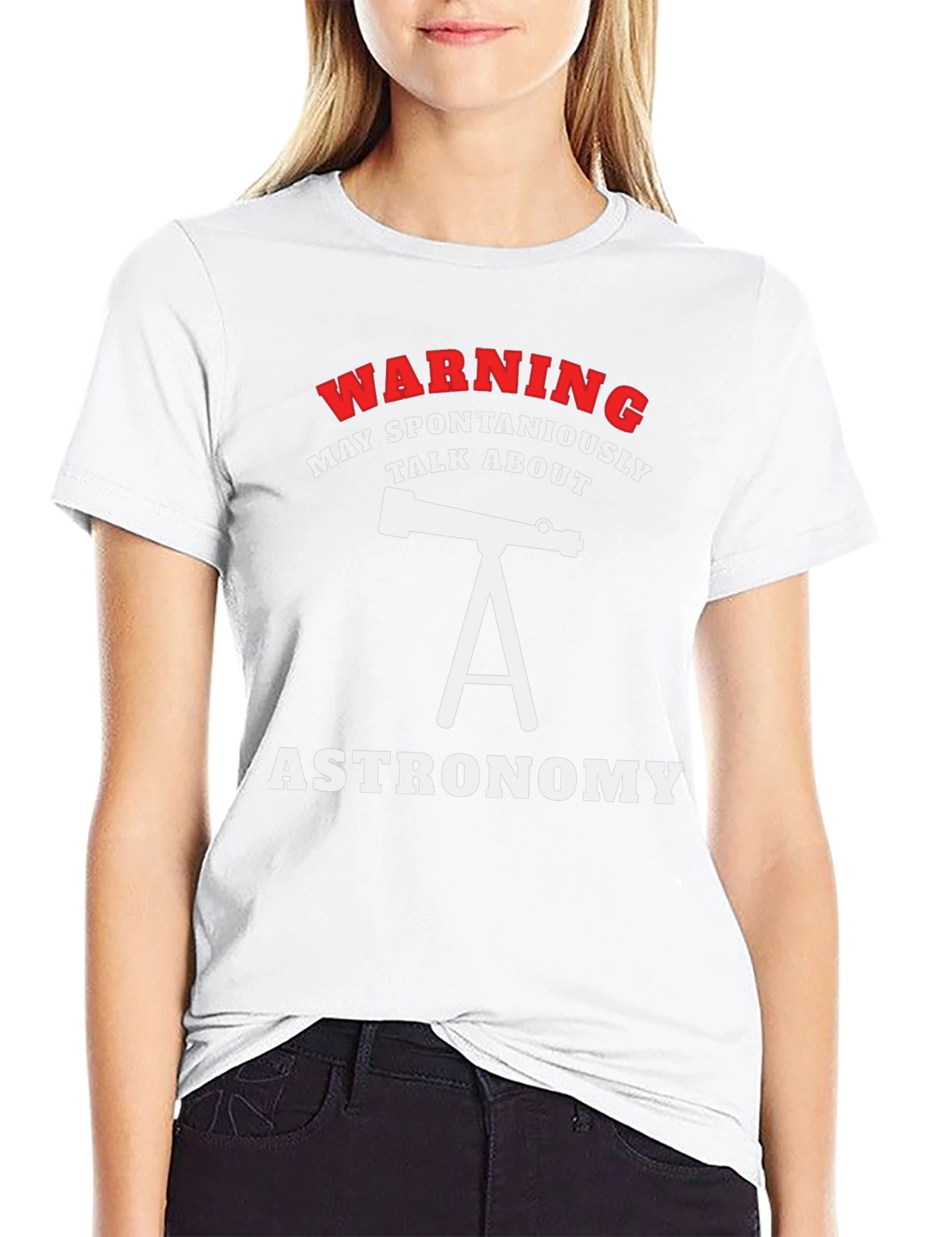 Astronomy Warning T-Shirt - Spontaneous Talks