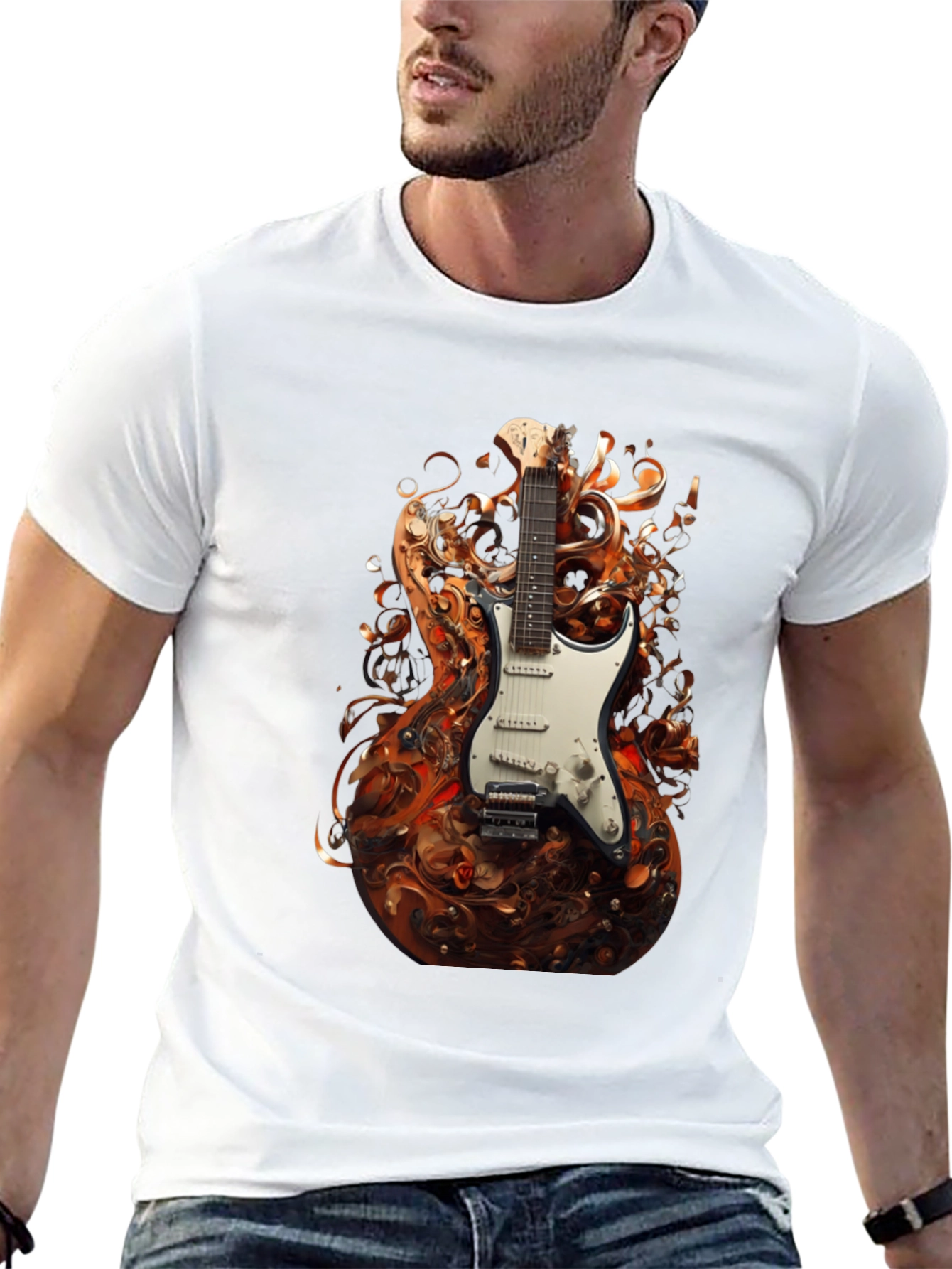 Guitar Graphic Tee - Musicians Style