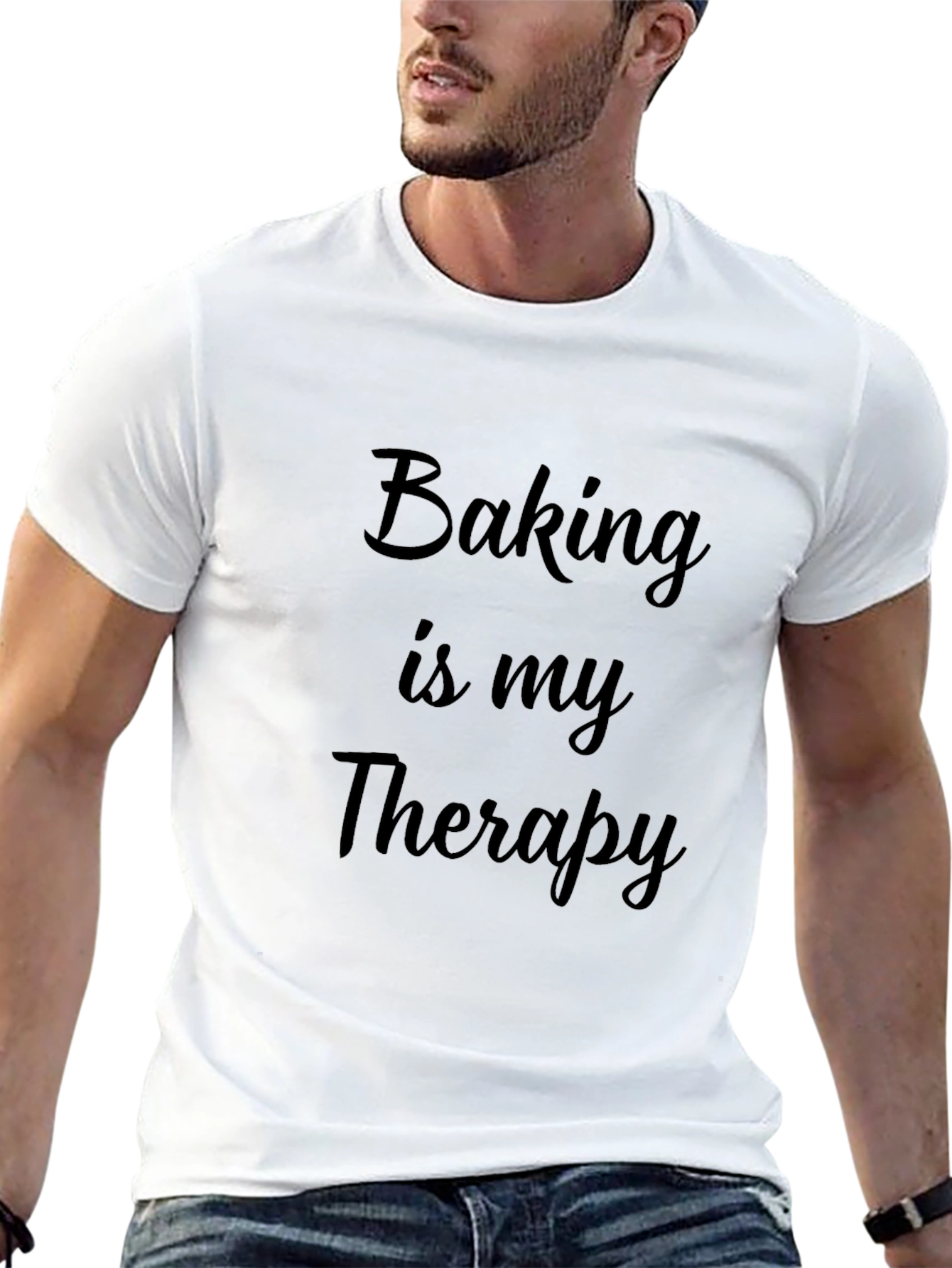 Baking is My Therapy Graphic Tee