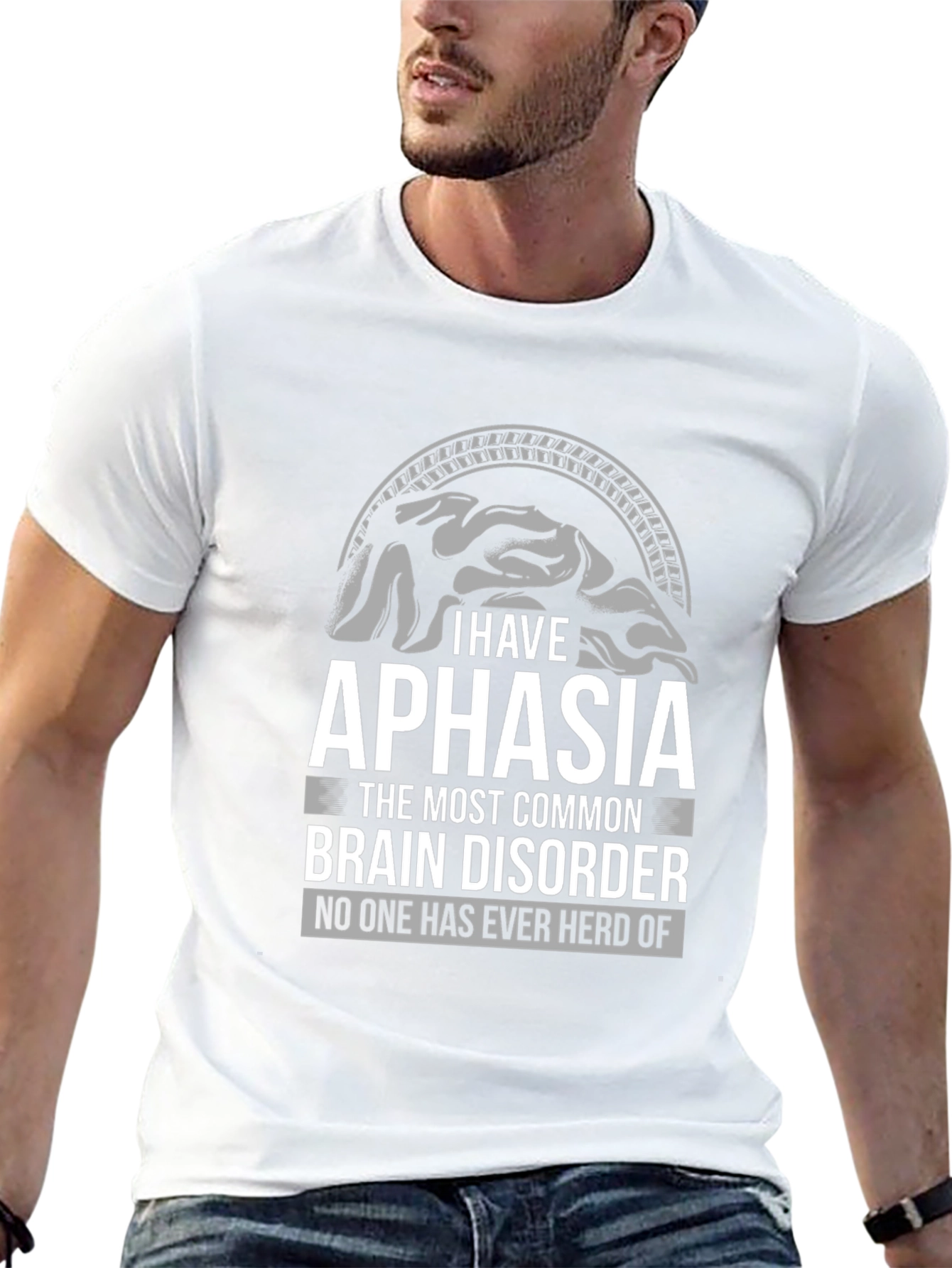Aphasia Brain Disorder Graphic T-Shirt