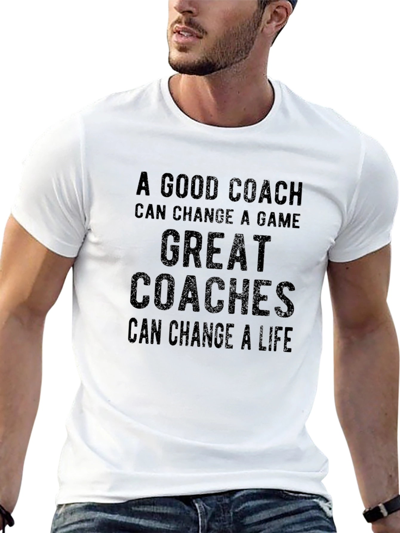 A Good Coach Inspirational Graphic Tee