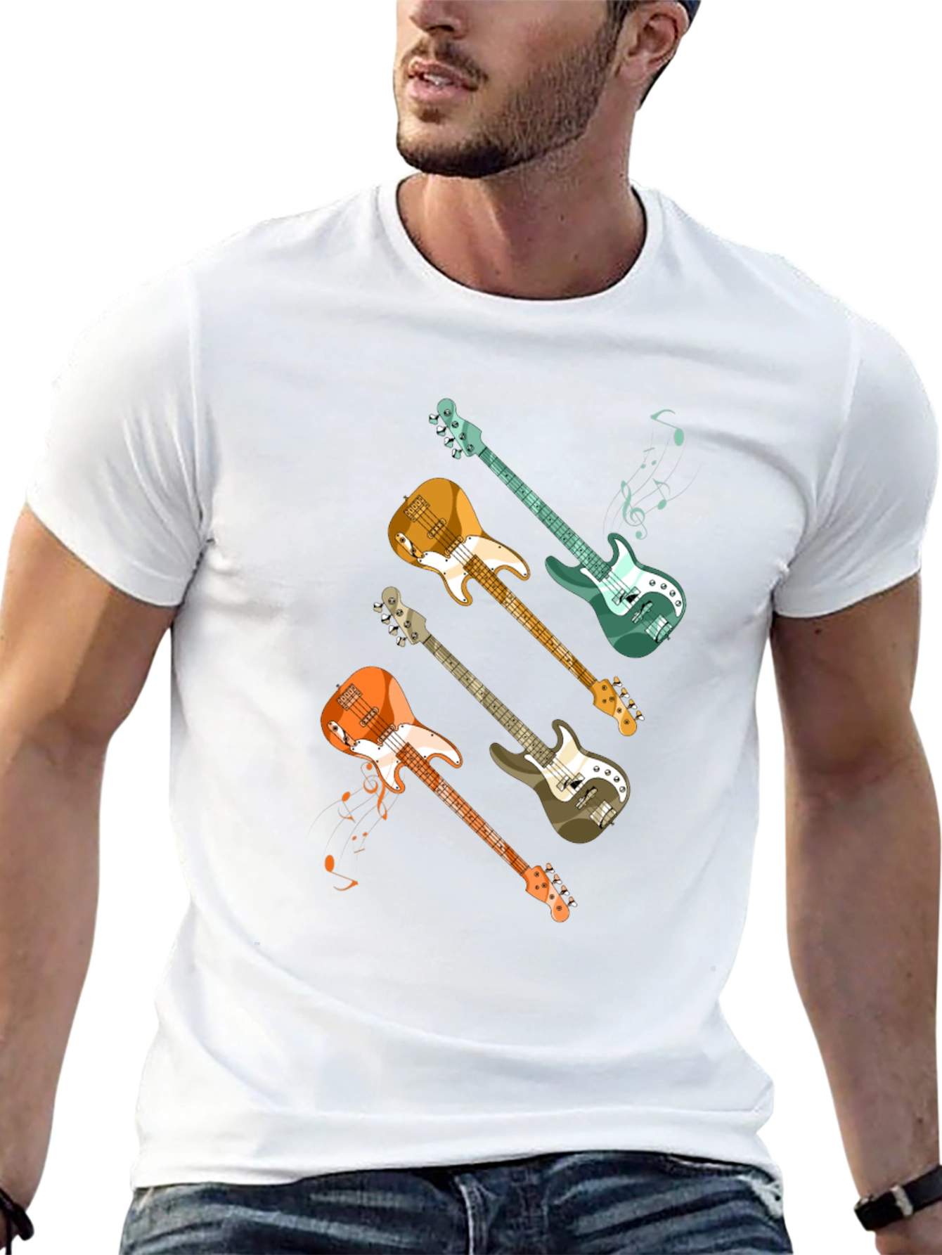 Guitar T-Shirt - Musical Instrument Tee