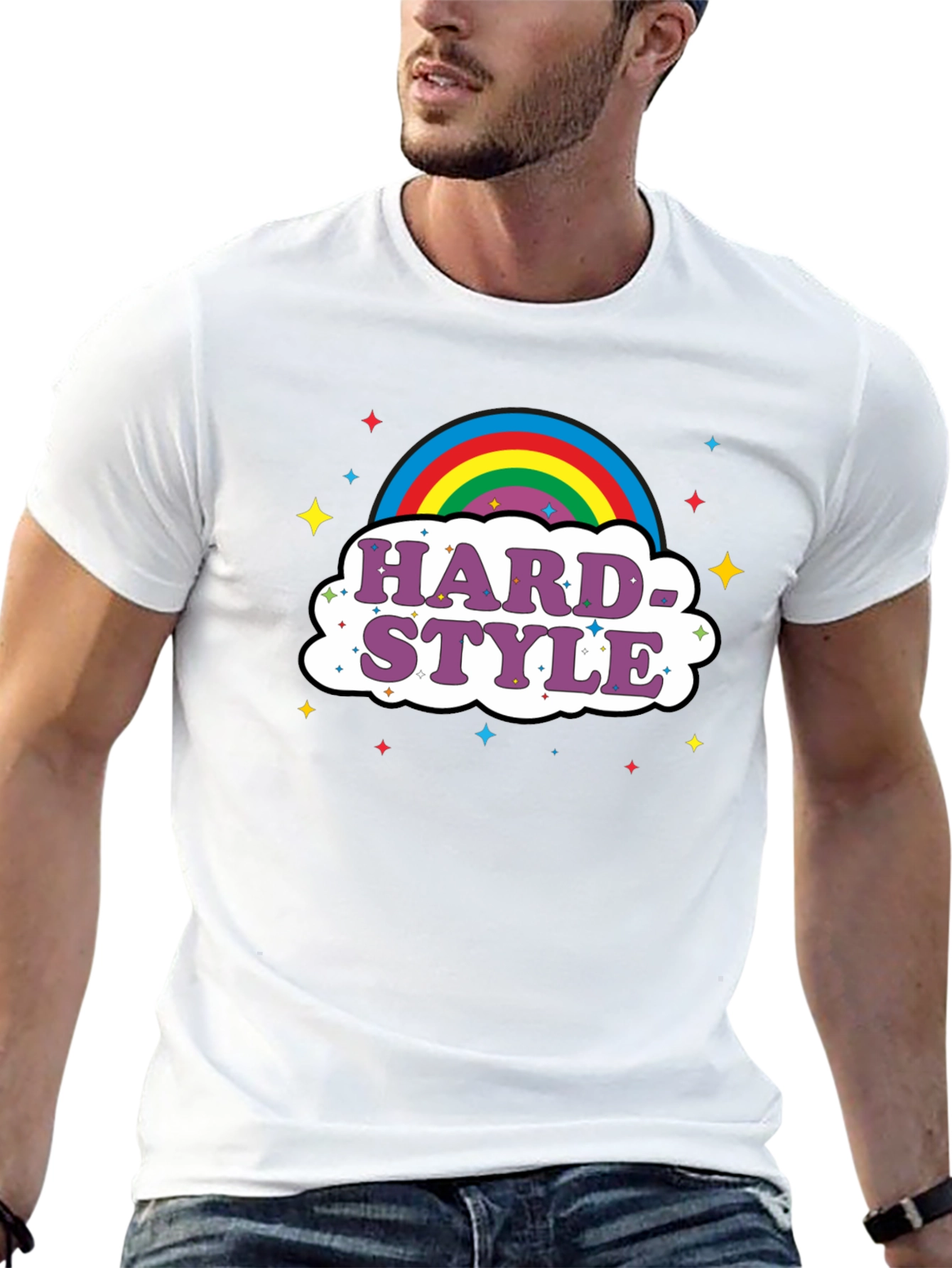 Hardstyle Rainbow Graphic Tee