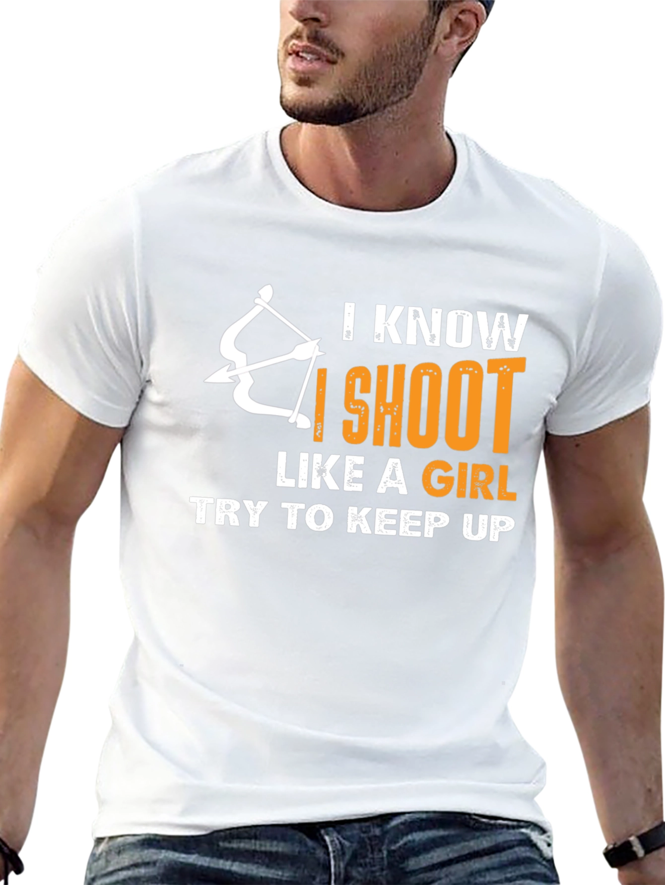 Archery Humor T-Shirt: I Shoot Like a Girl
