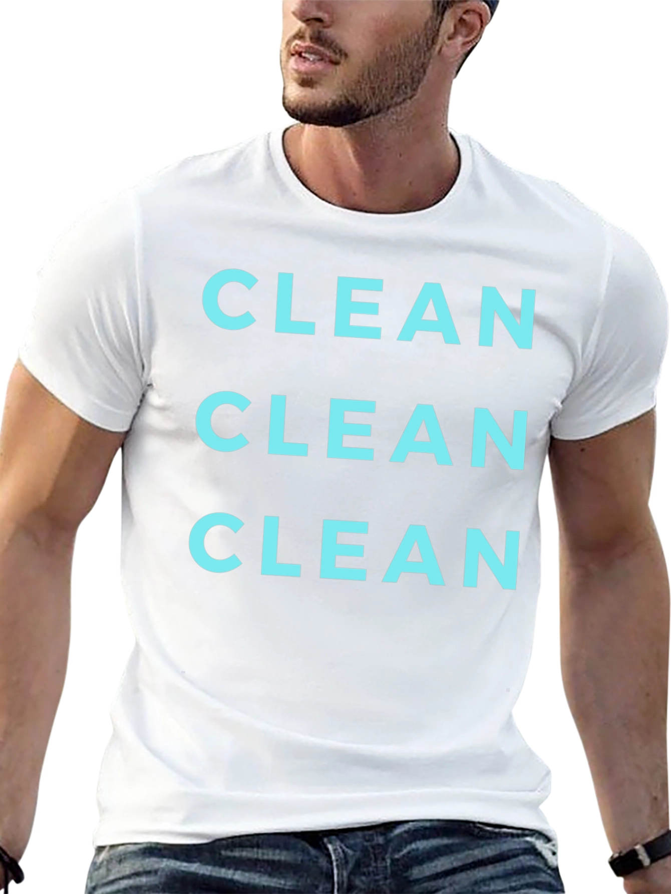 CLEAN Graphic T-Shirt - Soft Cotton Tee