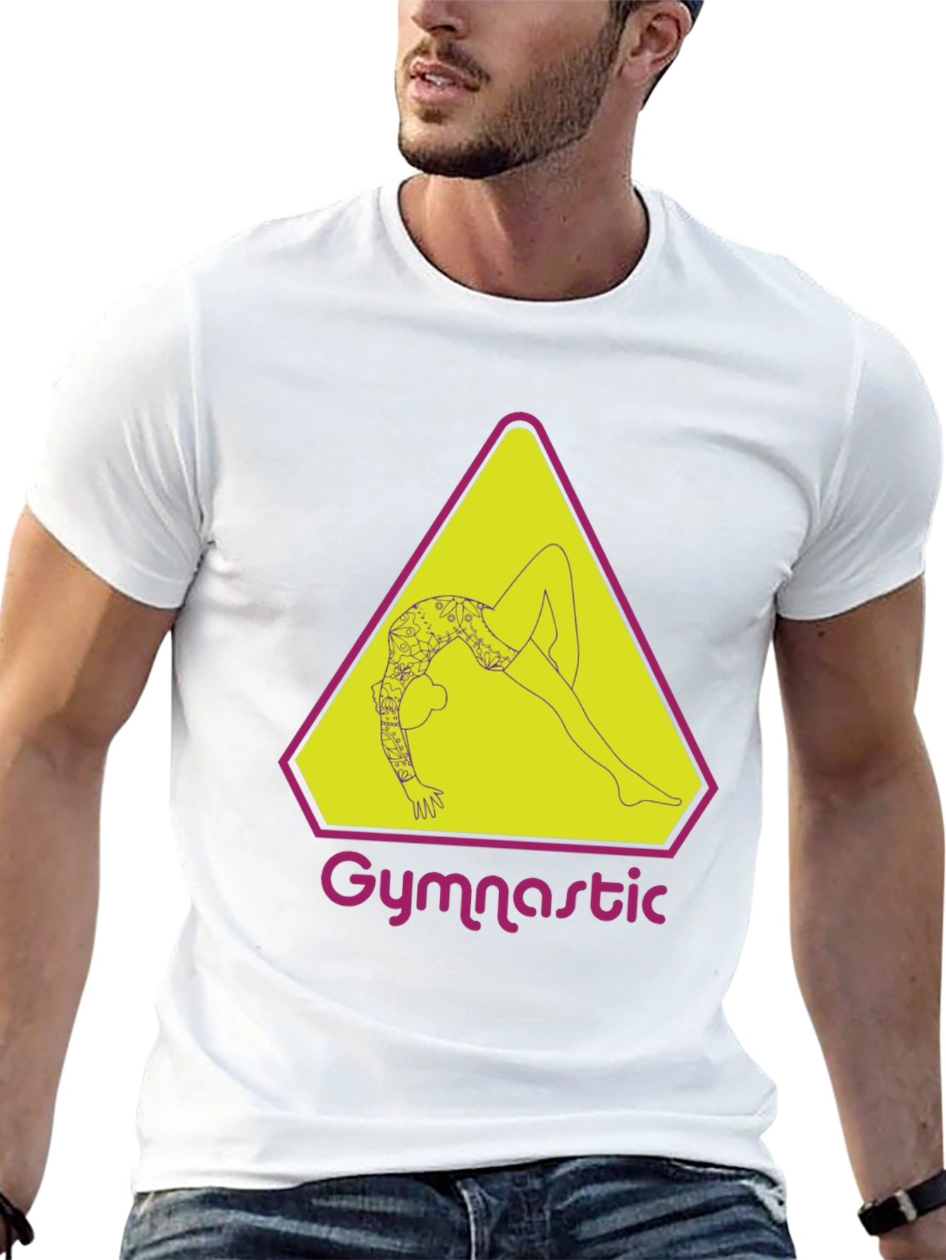 Gymnastic Graphic Tee - Artistic Athlete Design
